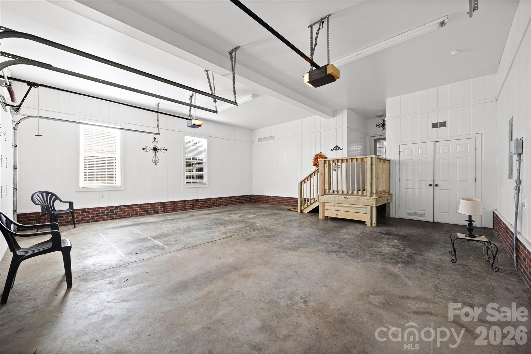 finished garage with storage closet - 2005 Westridge Drive, Rock Hill