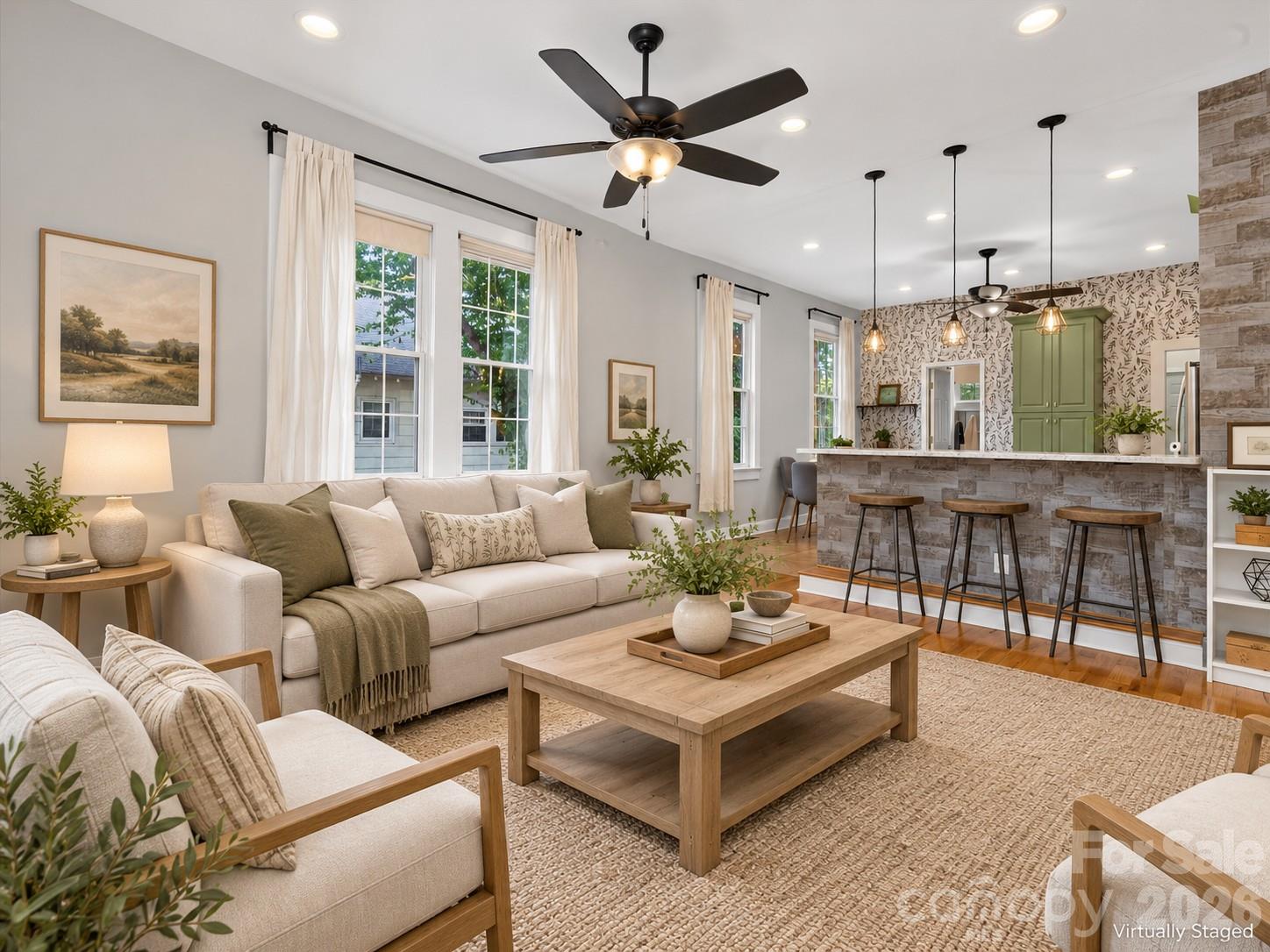 Open Floor Plan, Virtually Staged. - 233 Florence Street, Rock Hill