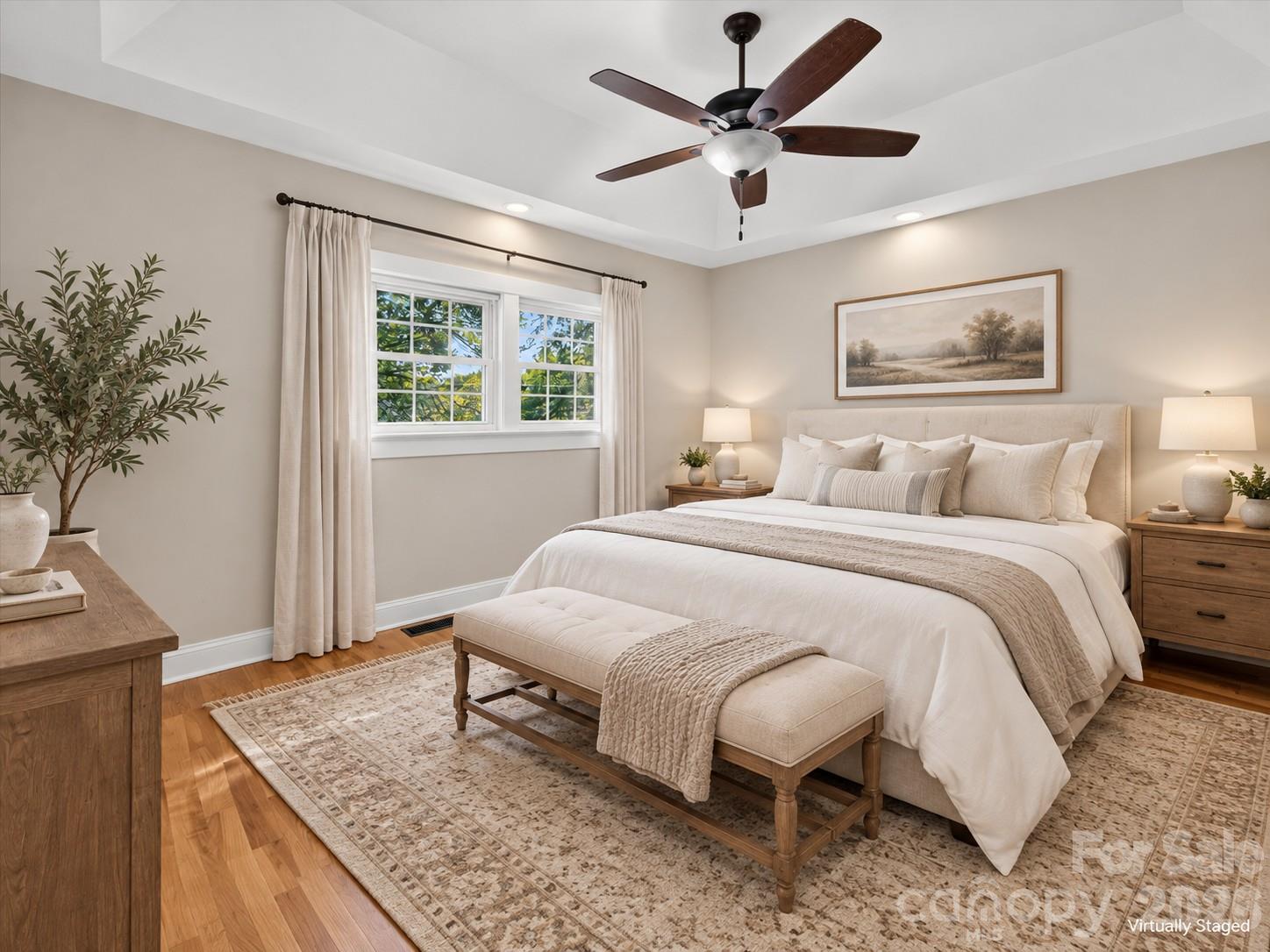 Additional Bedroom Window Angle (Virtually Staged) - 233 Florence Street, Rock Hill
