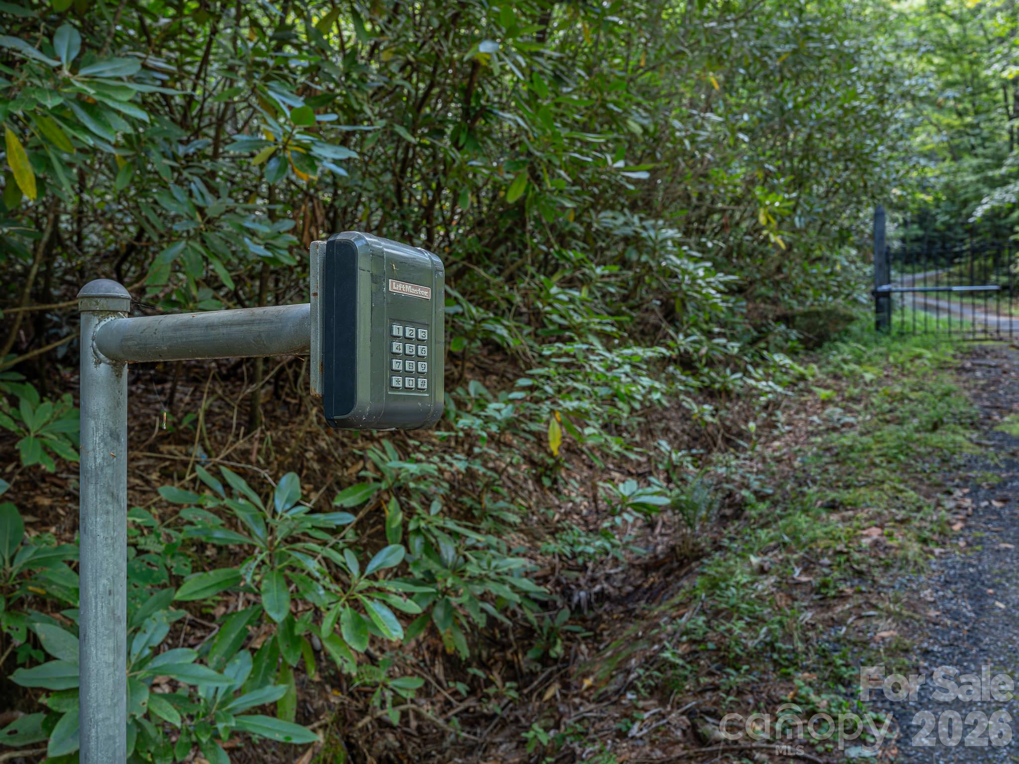 Gate code box - Lot 7 W Chestnut Ridges Road, Hendersonville