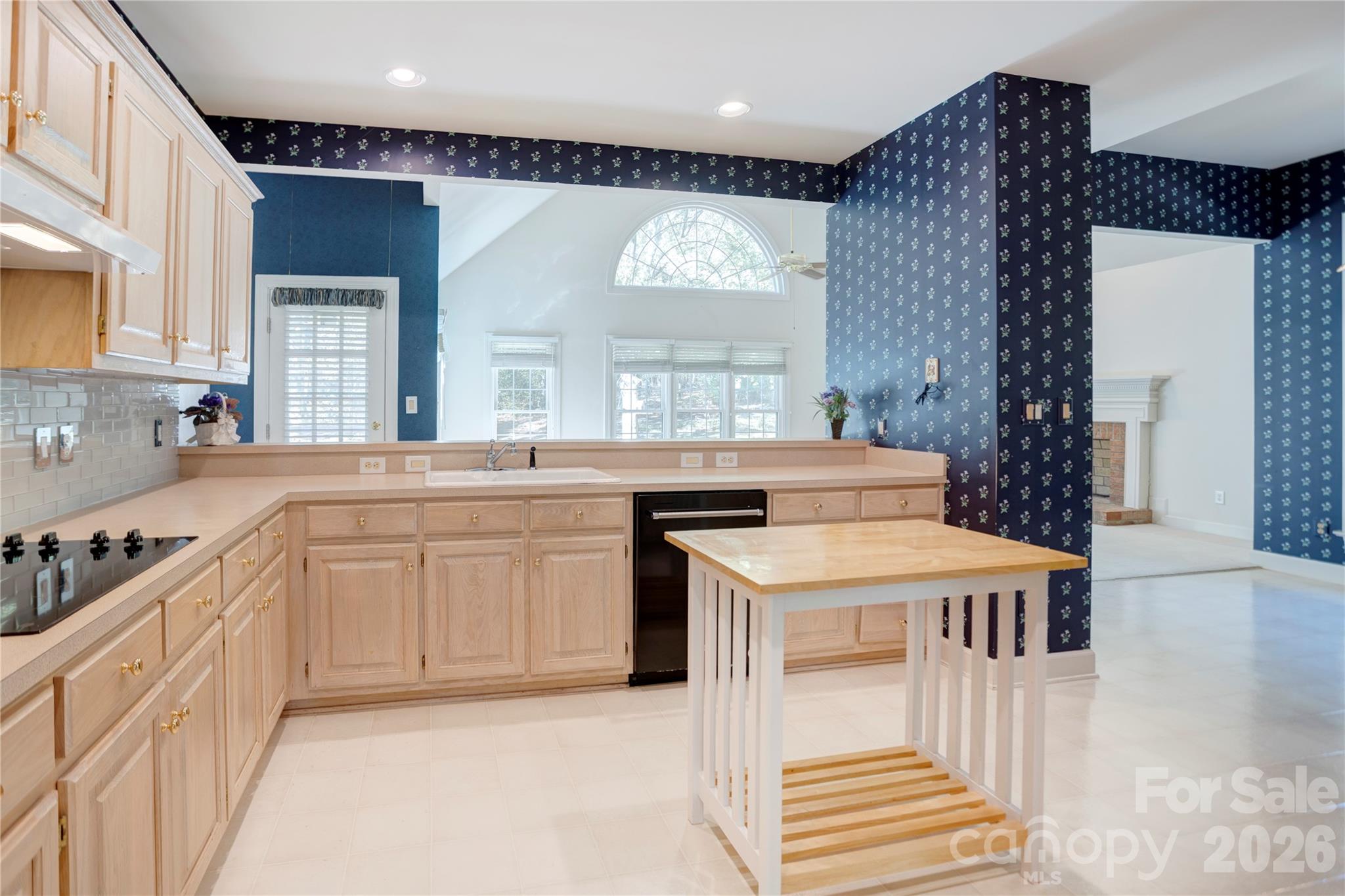 Large kitchen open to the great room - 890 Lyerly Ridge Road NW, Concord