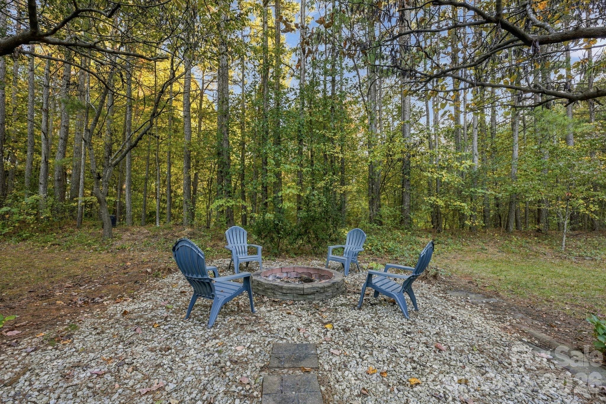 Firepit area - 5704 Snapdragon Lane, Huntersville