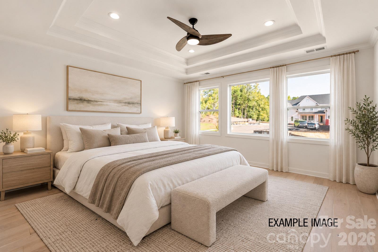 Example Photo - Premier Bedroom *Virtually Staged* - 12205 Rubra Place, Mint Hill
