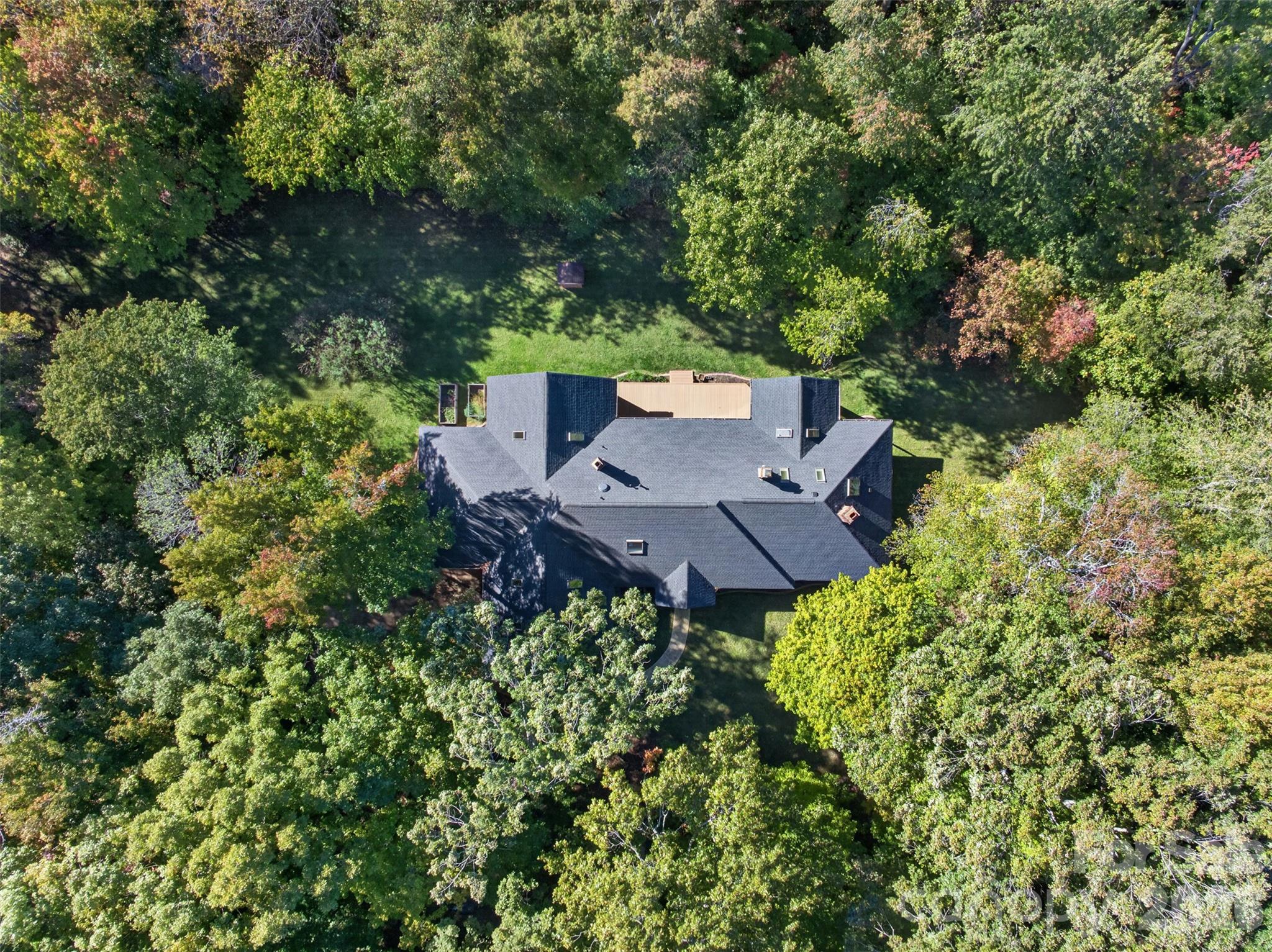 Aerial of the home - 253 Highway 161 South, Clover