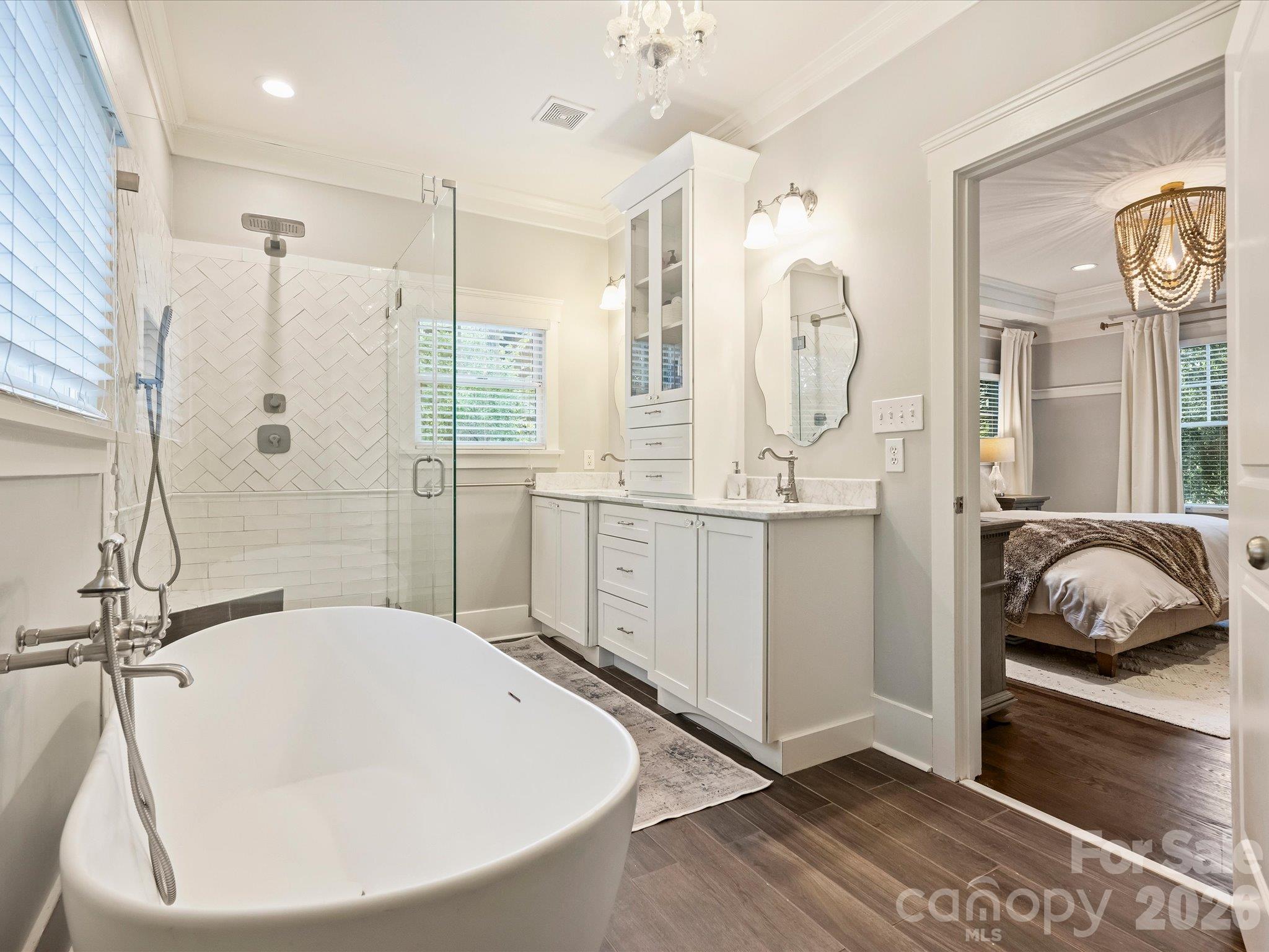 Primary Bath - 5919 Creola Road, Charlotte