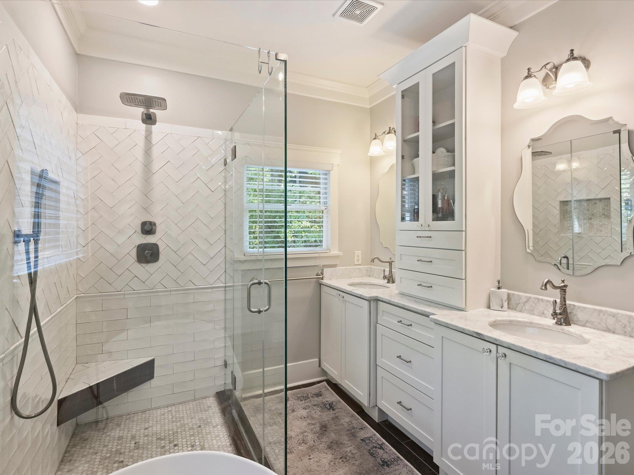 Primary Bath - 5919 Creola Road, Charlotte
