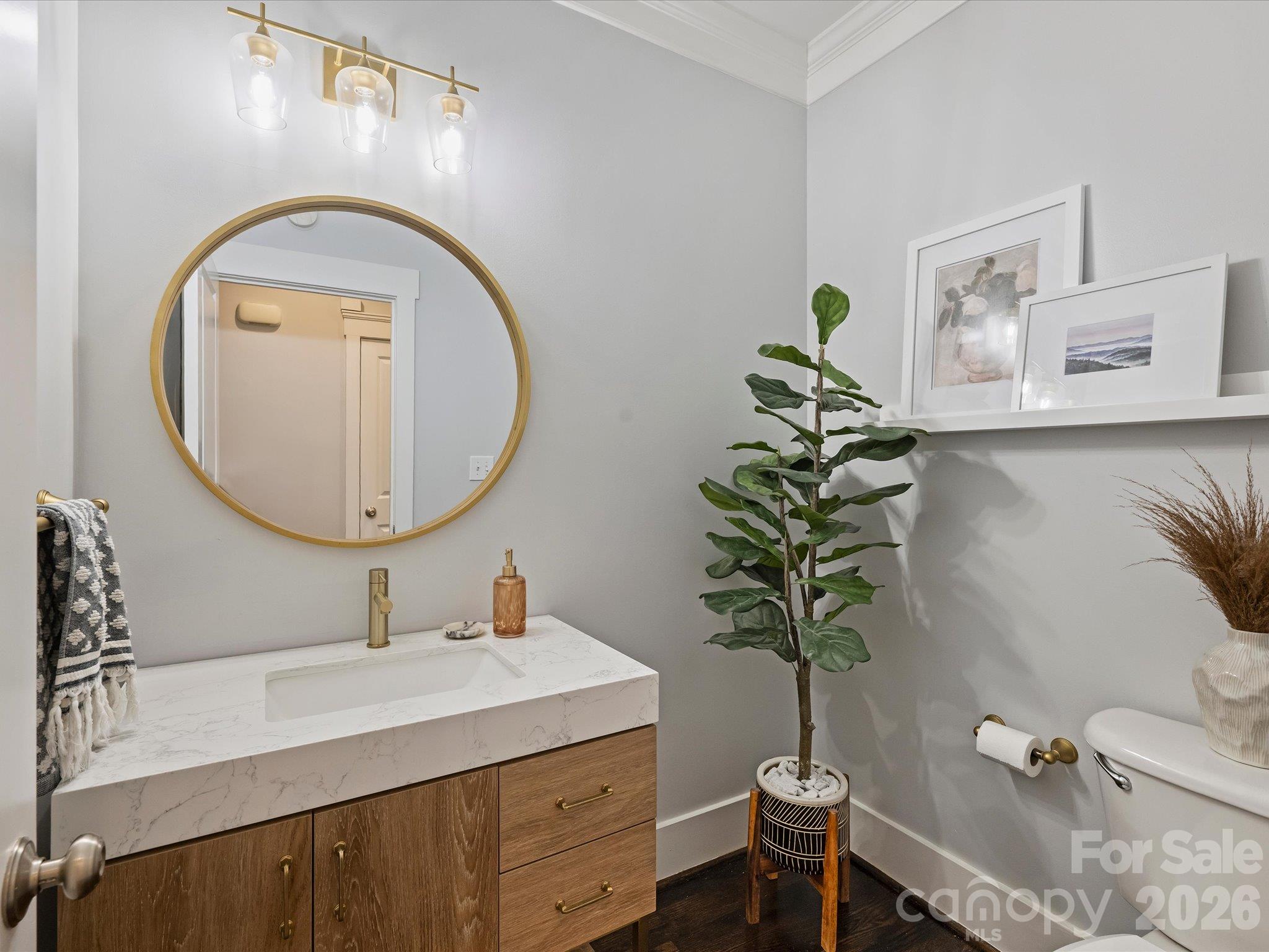 Powder Room - 5919 Creola Road, Charlotte