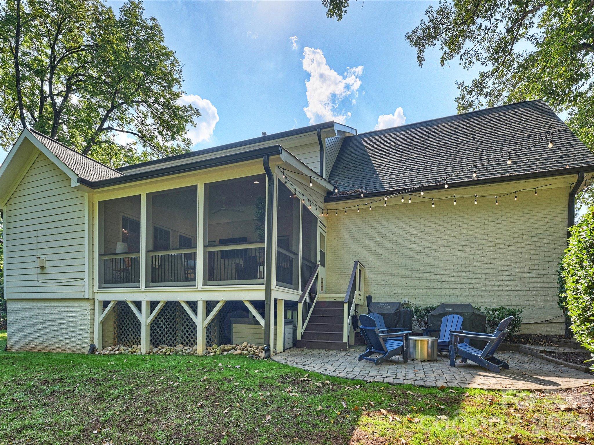 Rear View - 5919 Creola Road, Charlotte