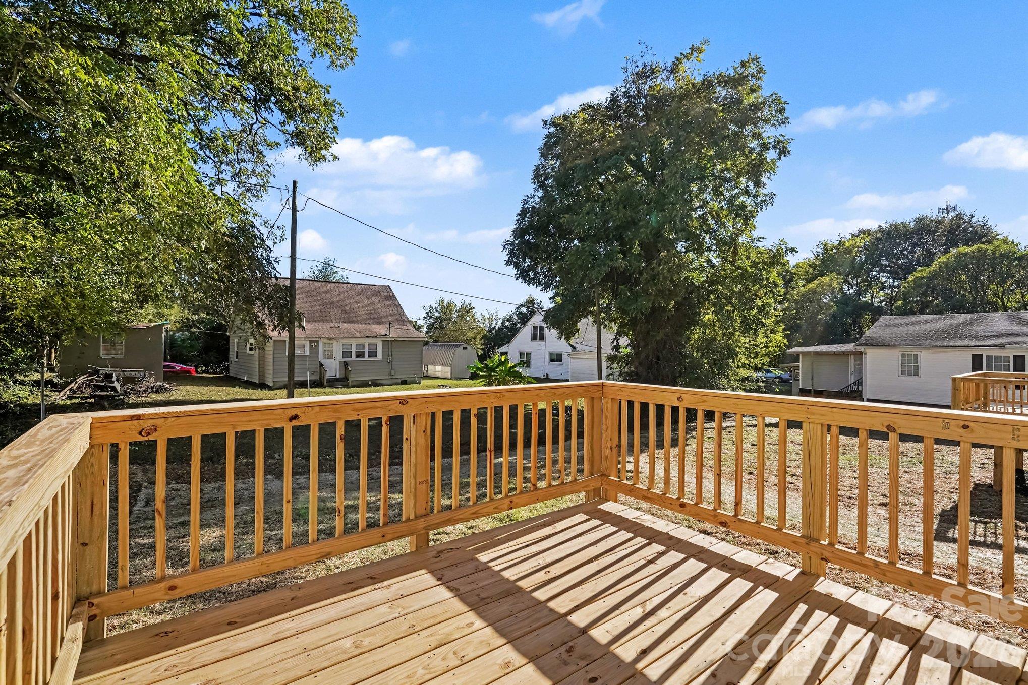 Nice wooden deck for coffee in the mornings! - 121 Buffalo Avenue NW, Concord