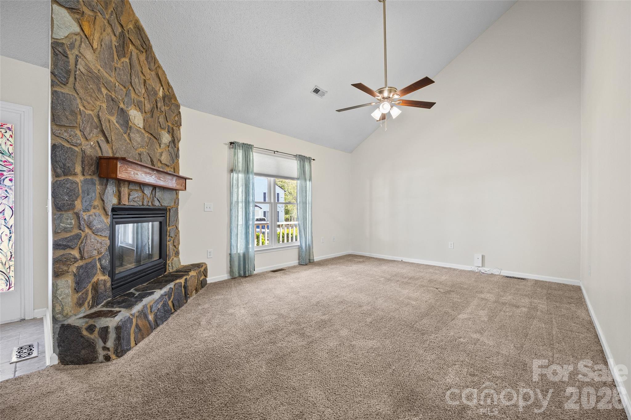 Living Room/Fireplace - 152 Sea Island Boulevard, Fort Mill