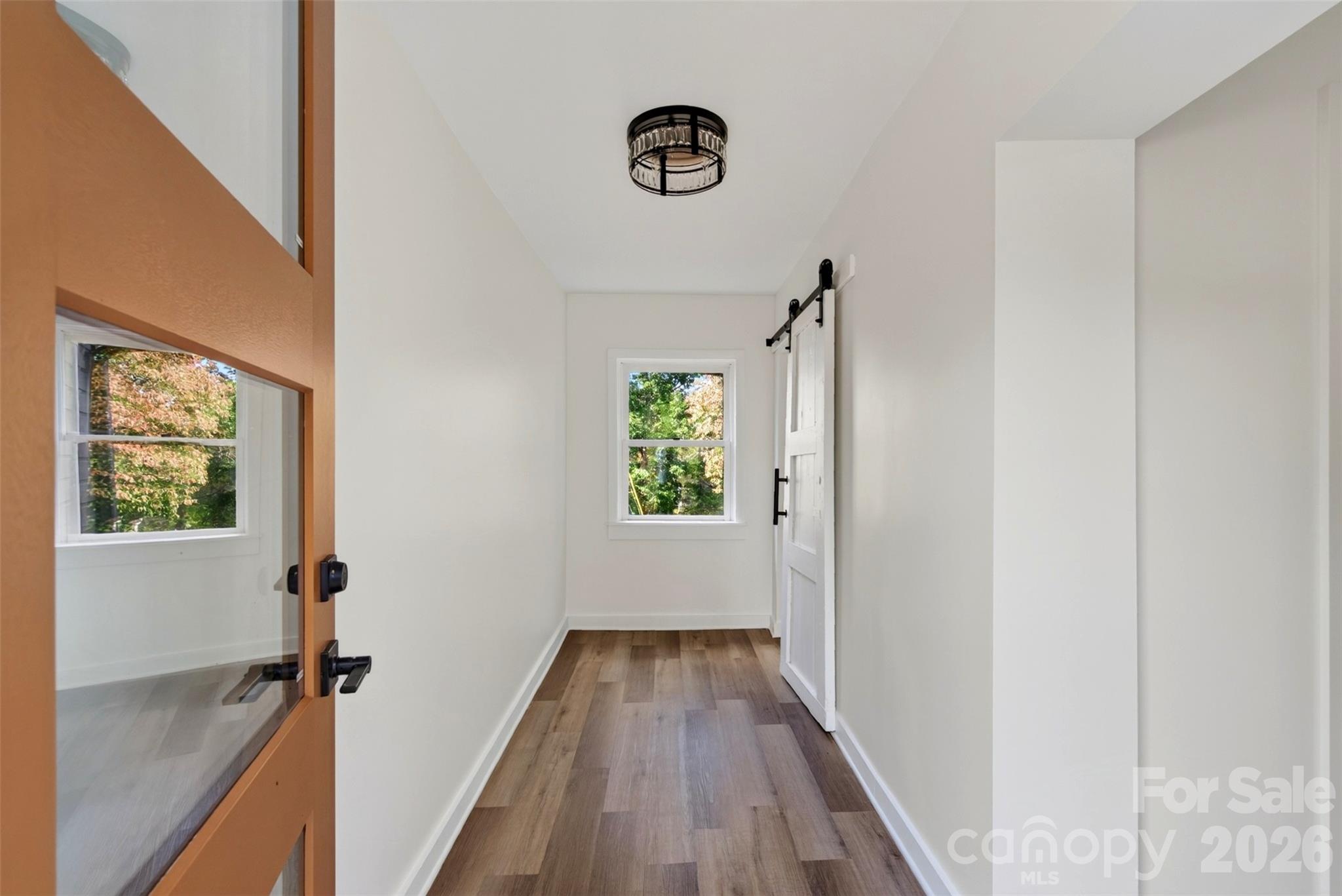 Inviting entry foyer downstairs - 64 and 56 Pine Cone Drive, Asheville