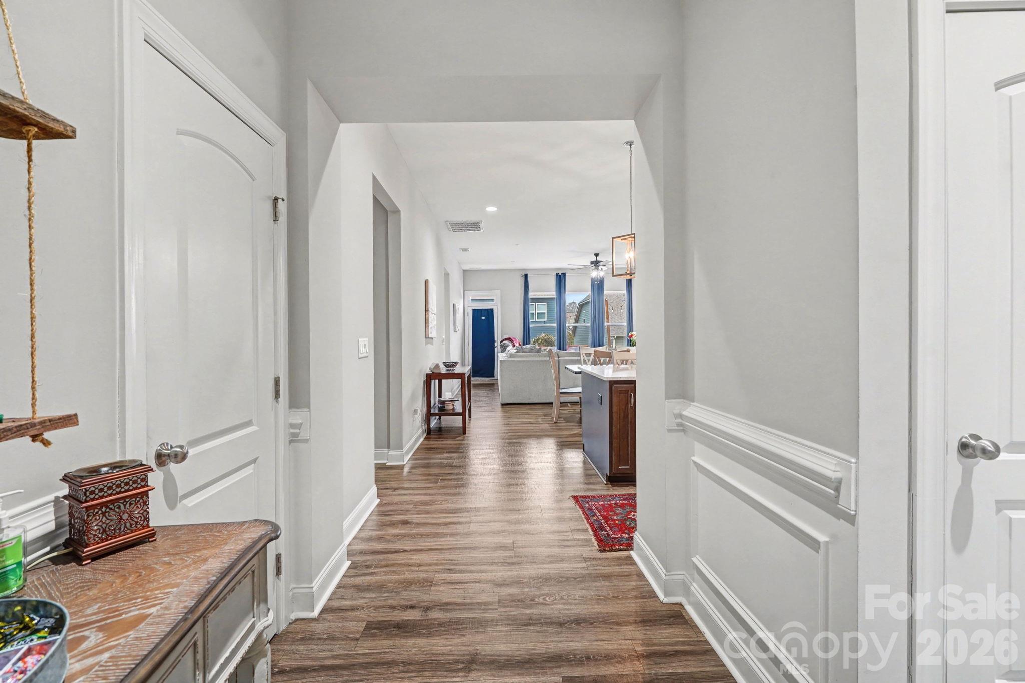 Hallway into living areas - 3013 Bonterra Boulevard, Indian Trail