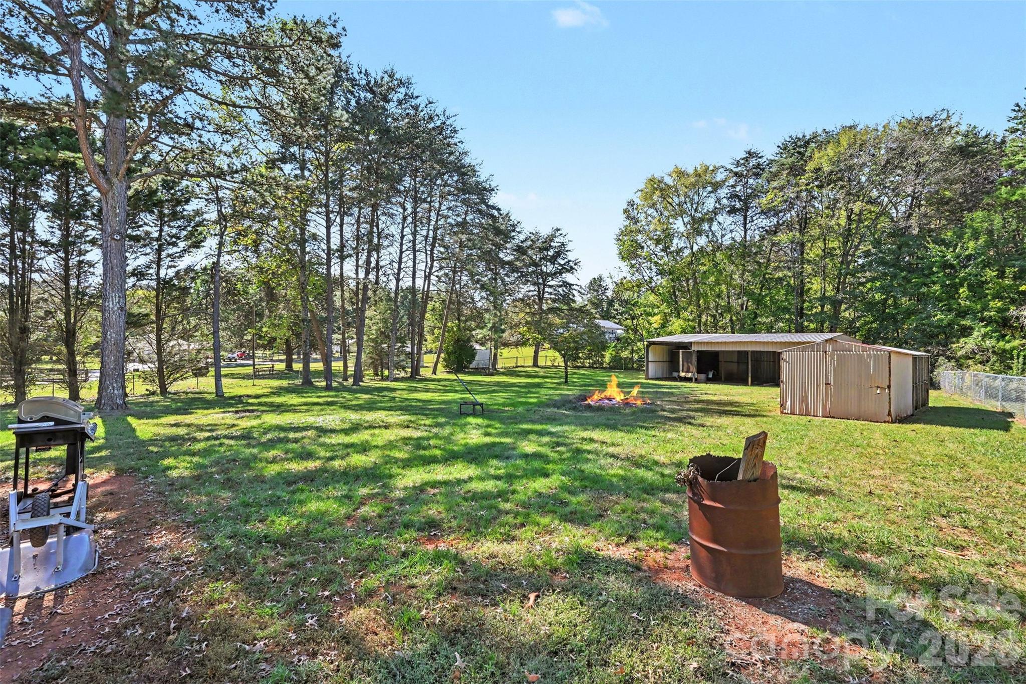 Fenced back yard with 2 sheds - 2040 Providence Church Road, Salisbury