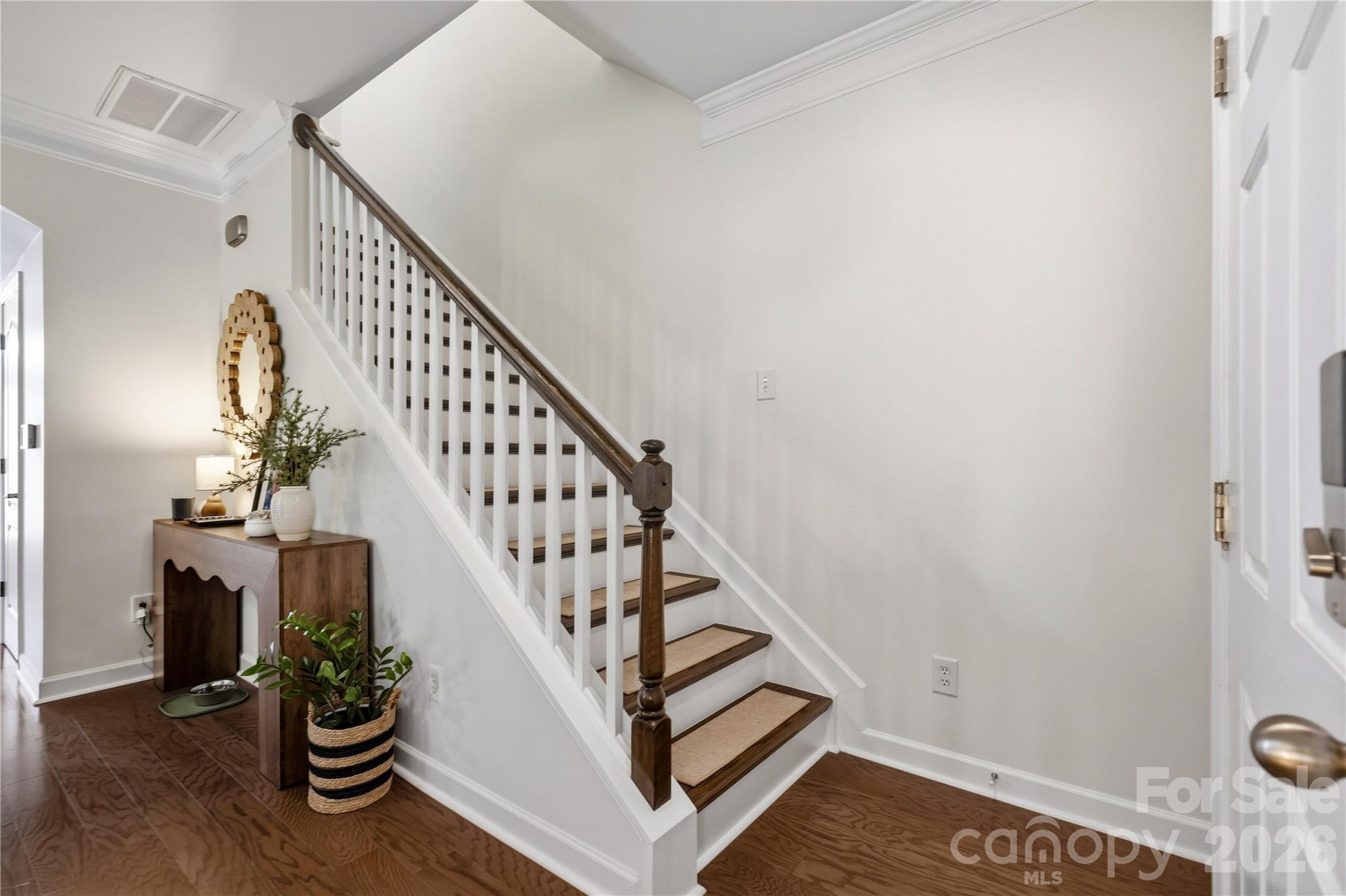 Hardwood staircase - 16918 Summers Walk Boulevard, Davidson