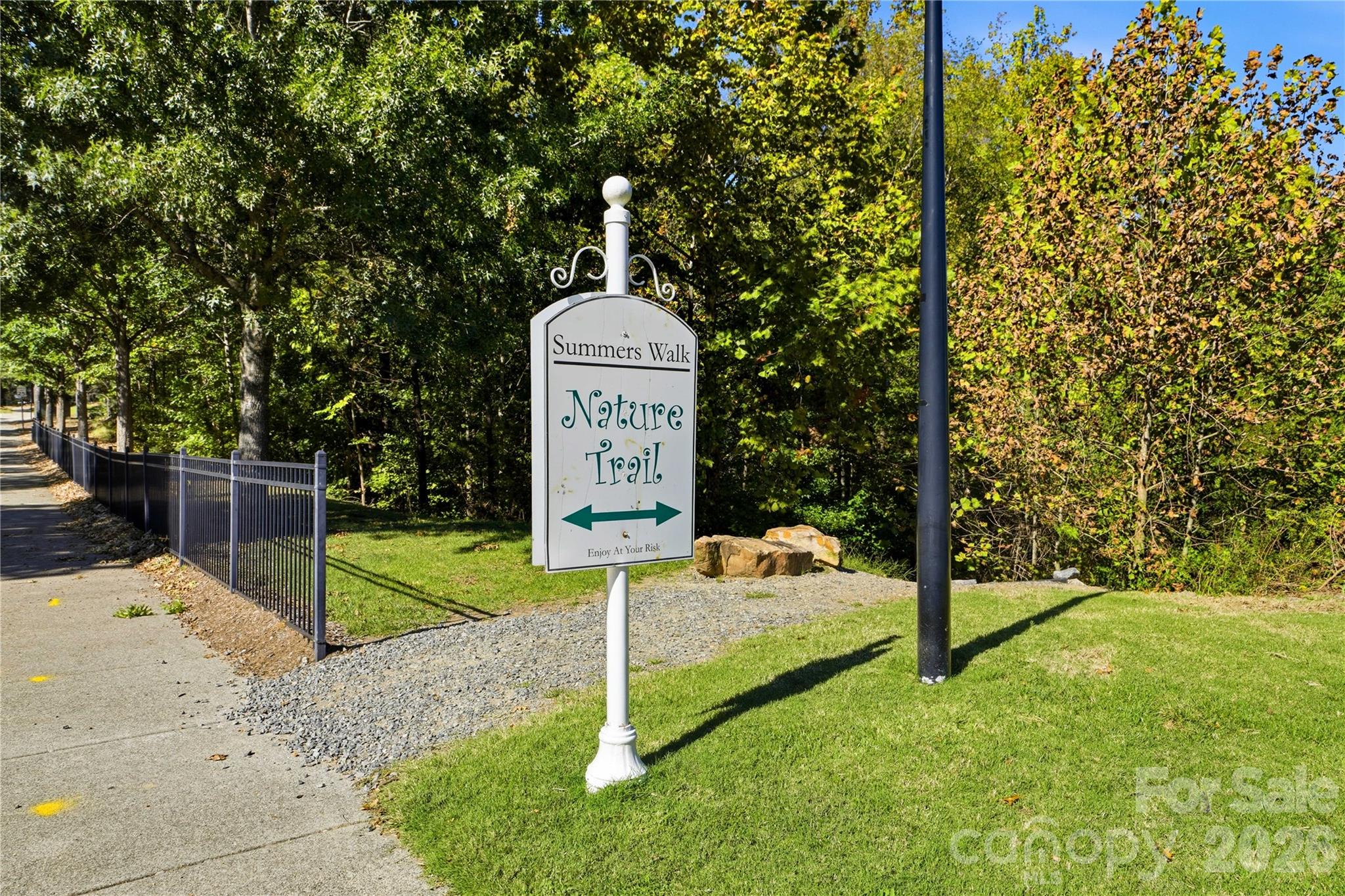 Nature trails connect to West Branch Greenway - 16918 Summers Walk Boulevard, Davidson