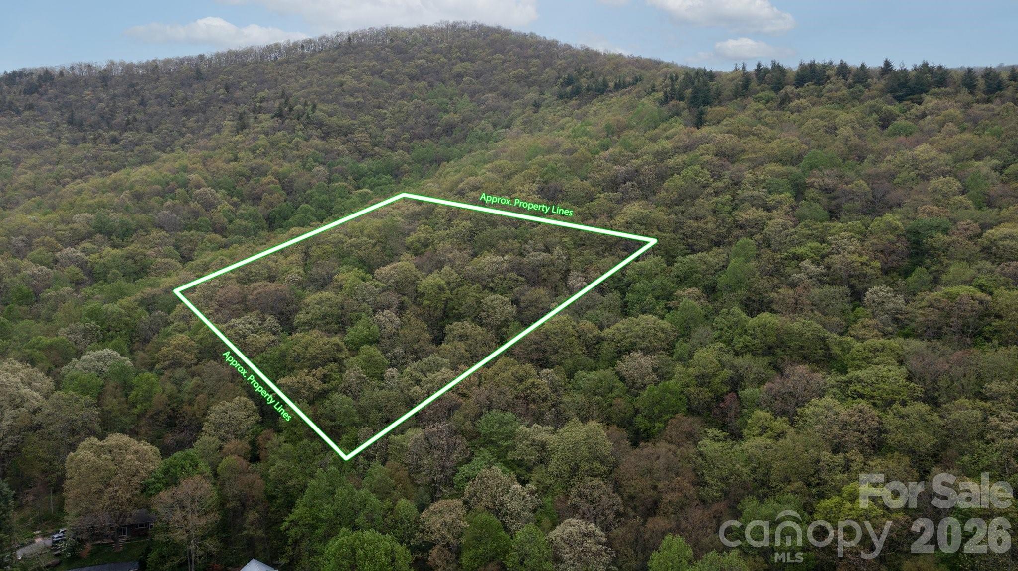 Approximate lot lines for land behind 658 Clear Creek Rd in Burnsville - TBD Clear Creek Road, Burnsville