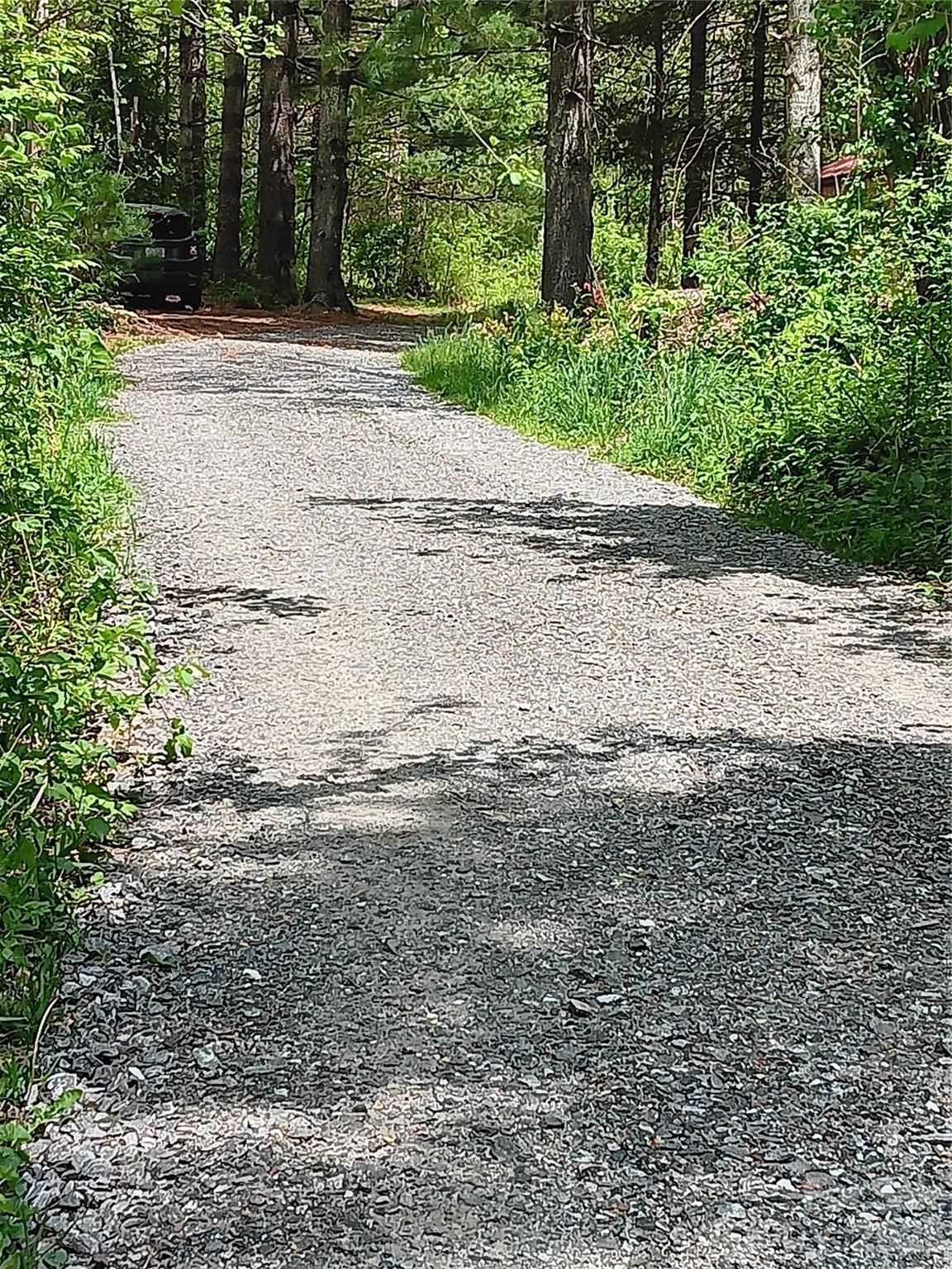 Driveway entrance. Please park on pine needles where car is so as to not block driveway. - TBD Clear Creek Road, Burnsville