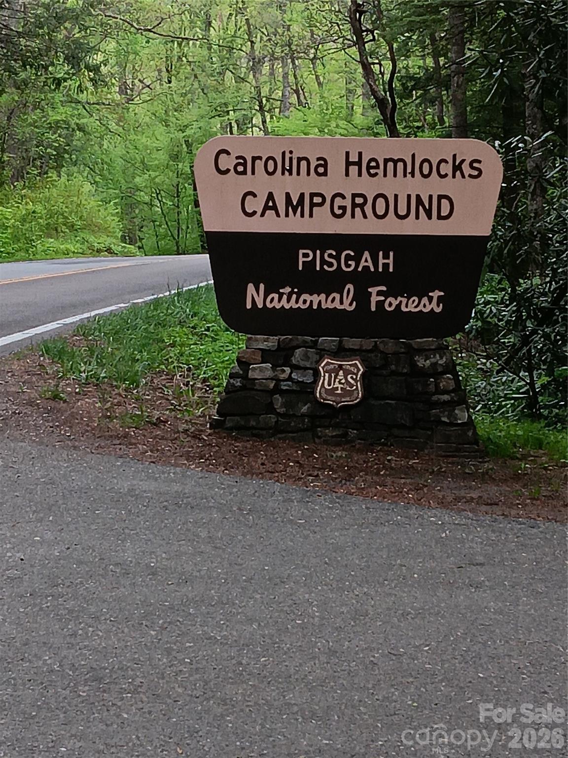Carolina Hemlock Campground, Pisgah National Forest - 2 miles from land - TBD Clear Creek Road, Burnsville