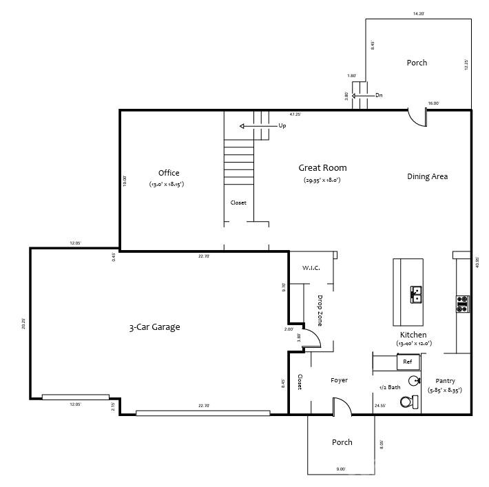 First Floor - 8768 Sherrills Ford Road, Sherrills Ford