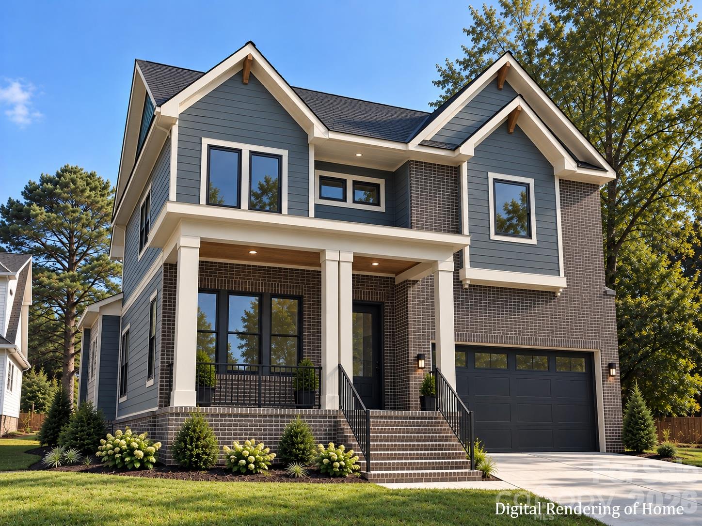 Potential exterior color scheme - 6623 Shaftesbury Road, Charlotte