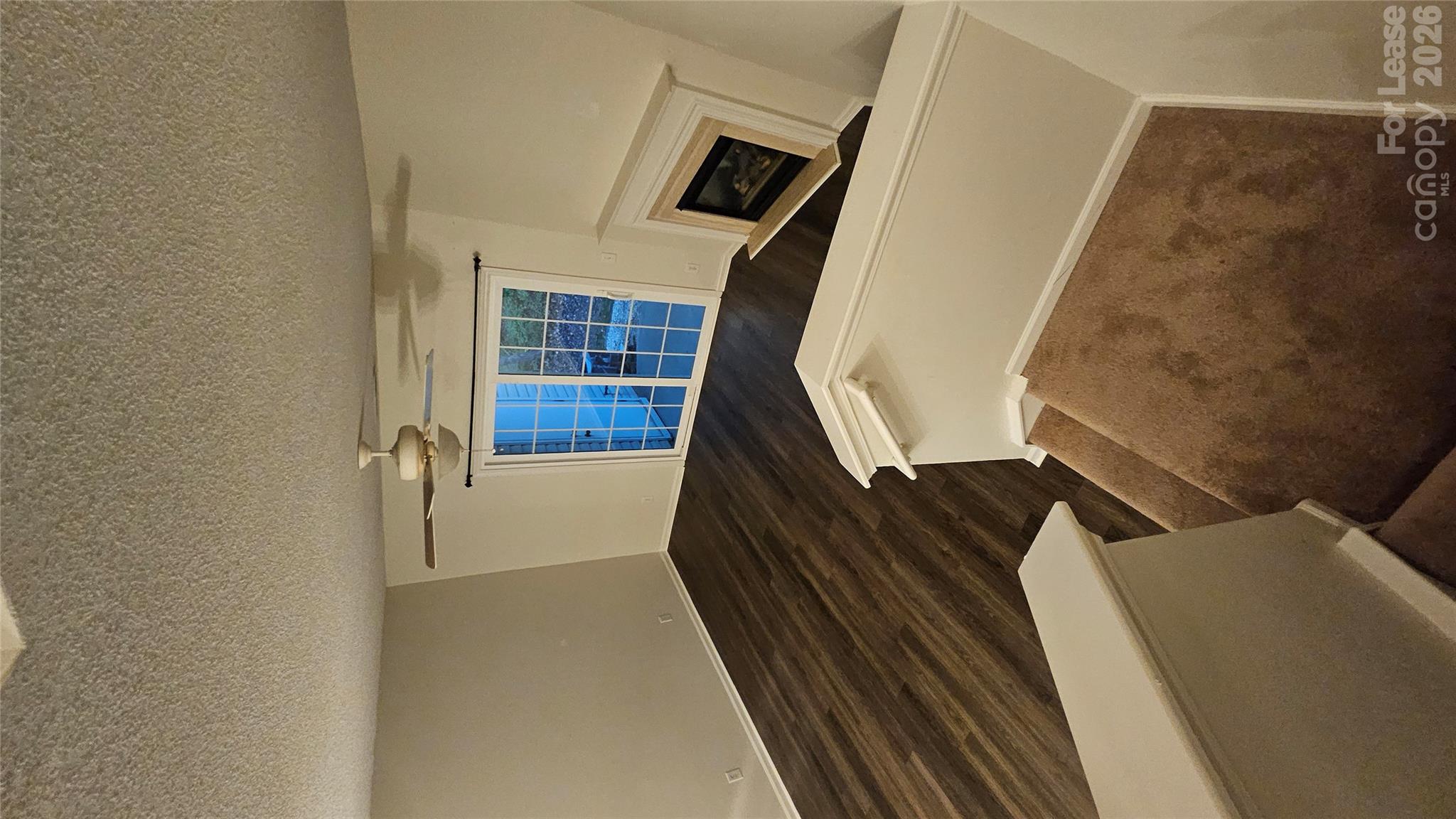 Stairway leading to livingroom - 8013 Stoneham Street, Matthews