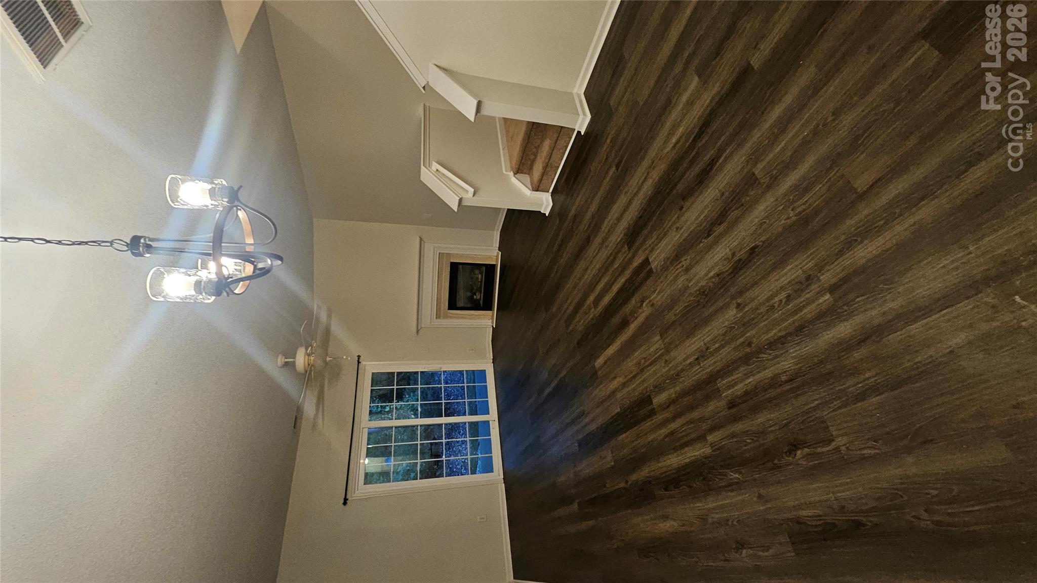 Livingroom with gas fireplace - 8013 Stoneham Street, Matthews