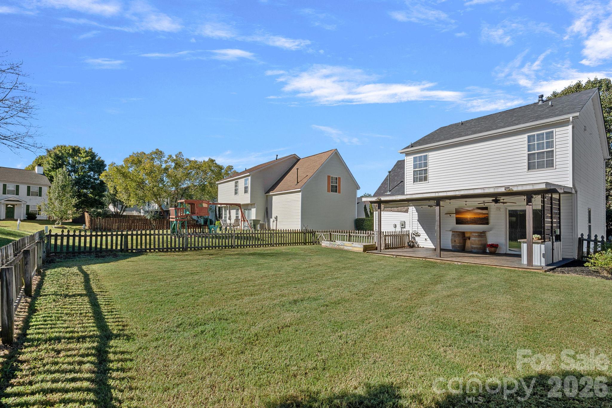 Backyard - 130 Camforth Drive, Mooresville
