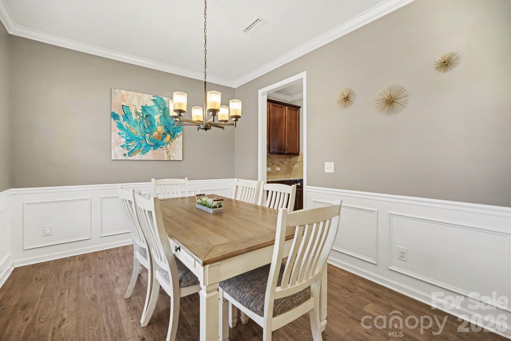 Formal Dining Room - 4410 Huntley Glen Drive, Pineville