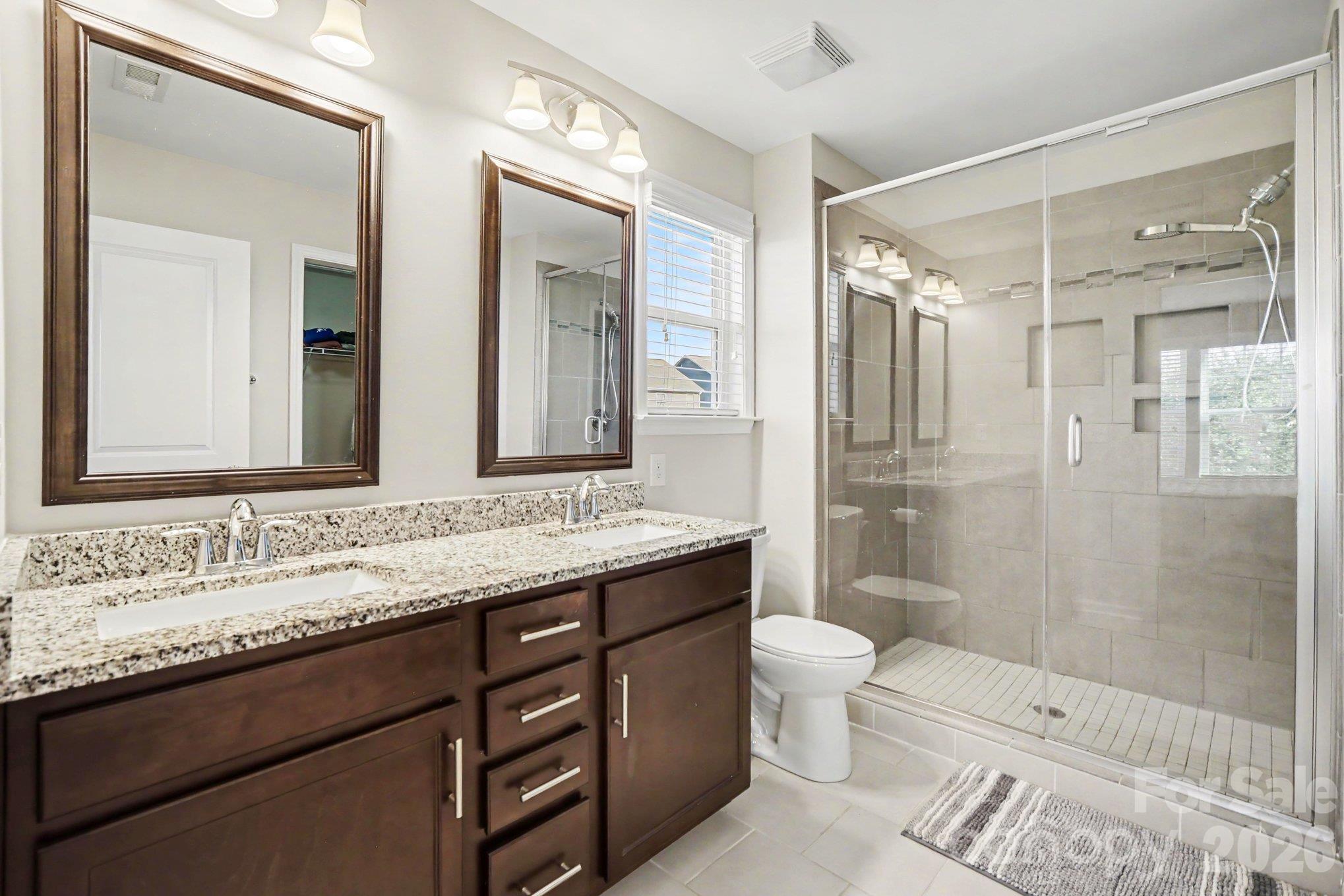 Primary Bath - 4410 Huntley Glen Drive, Pineville