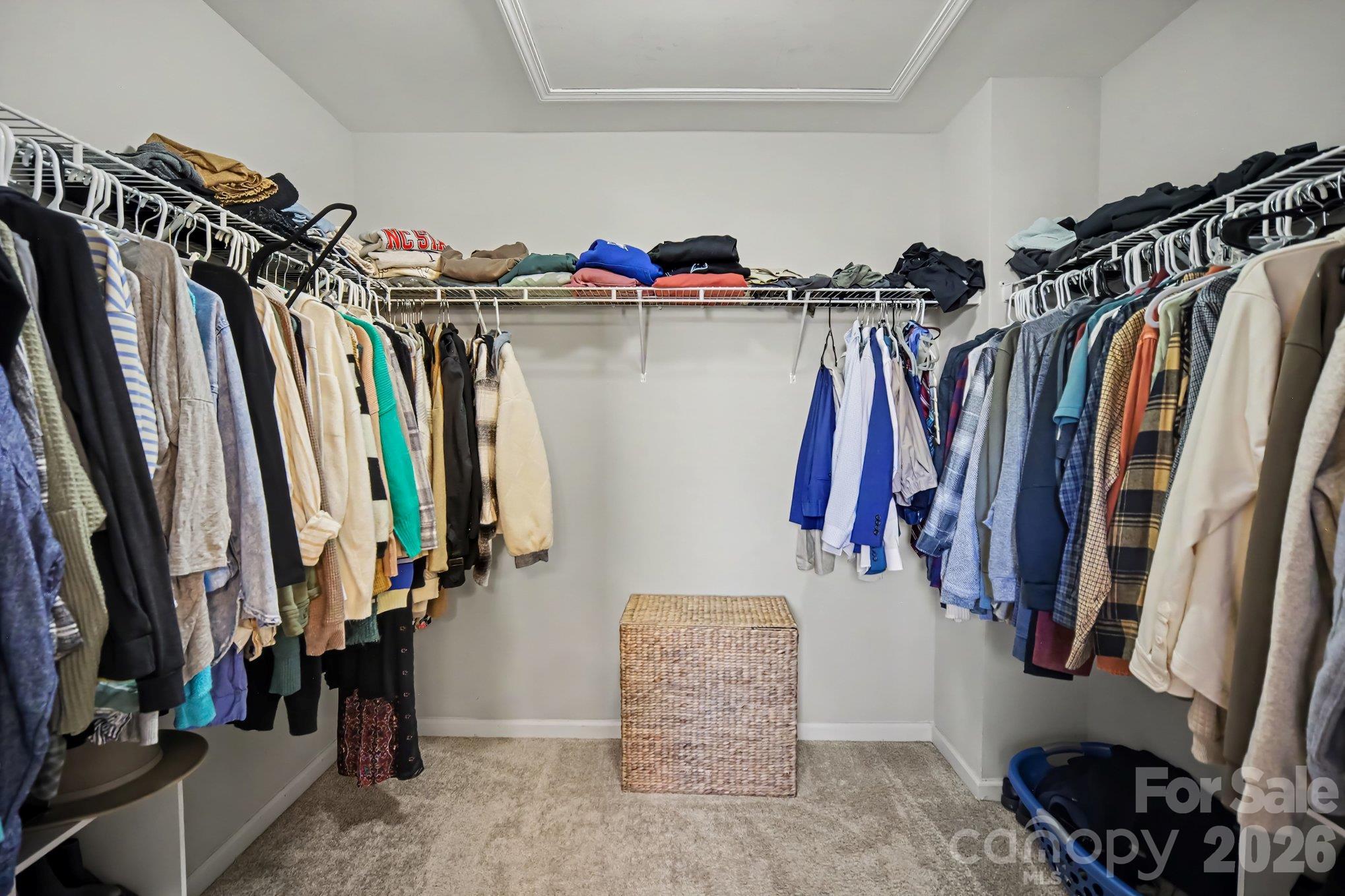 Primary Closet - 4410 Huntley Glen Drive, Pineville