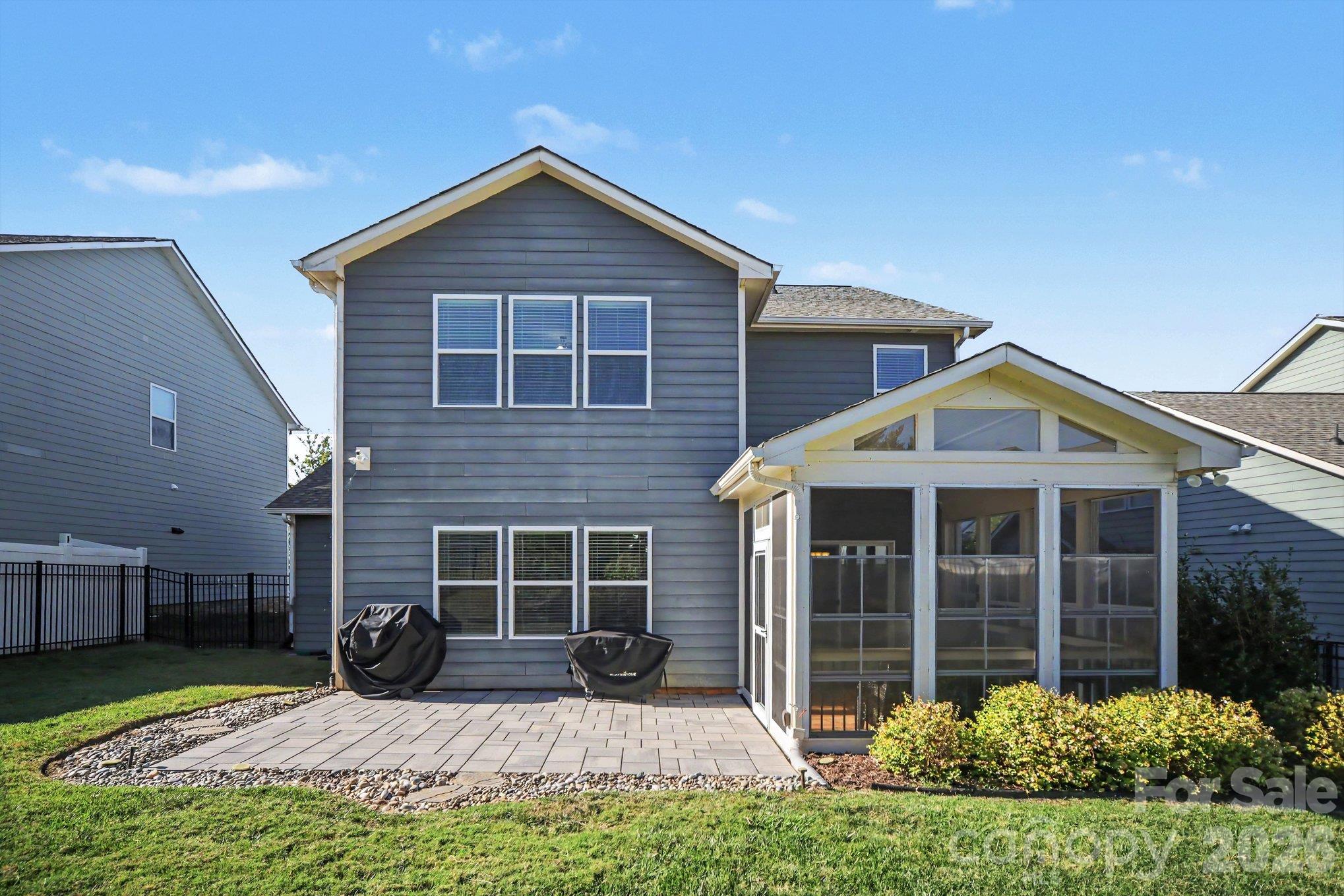 Rear View - 4410 Huntley Glen Drive, Pineville