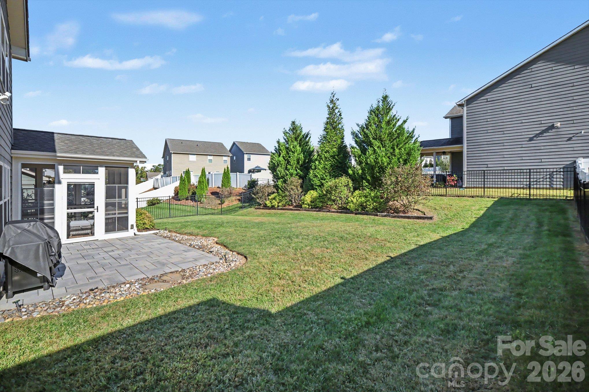 Backyard - 4410 Huntley Glen Drive, Pineville