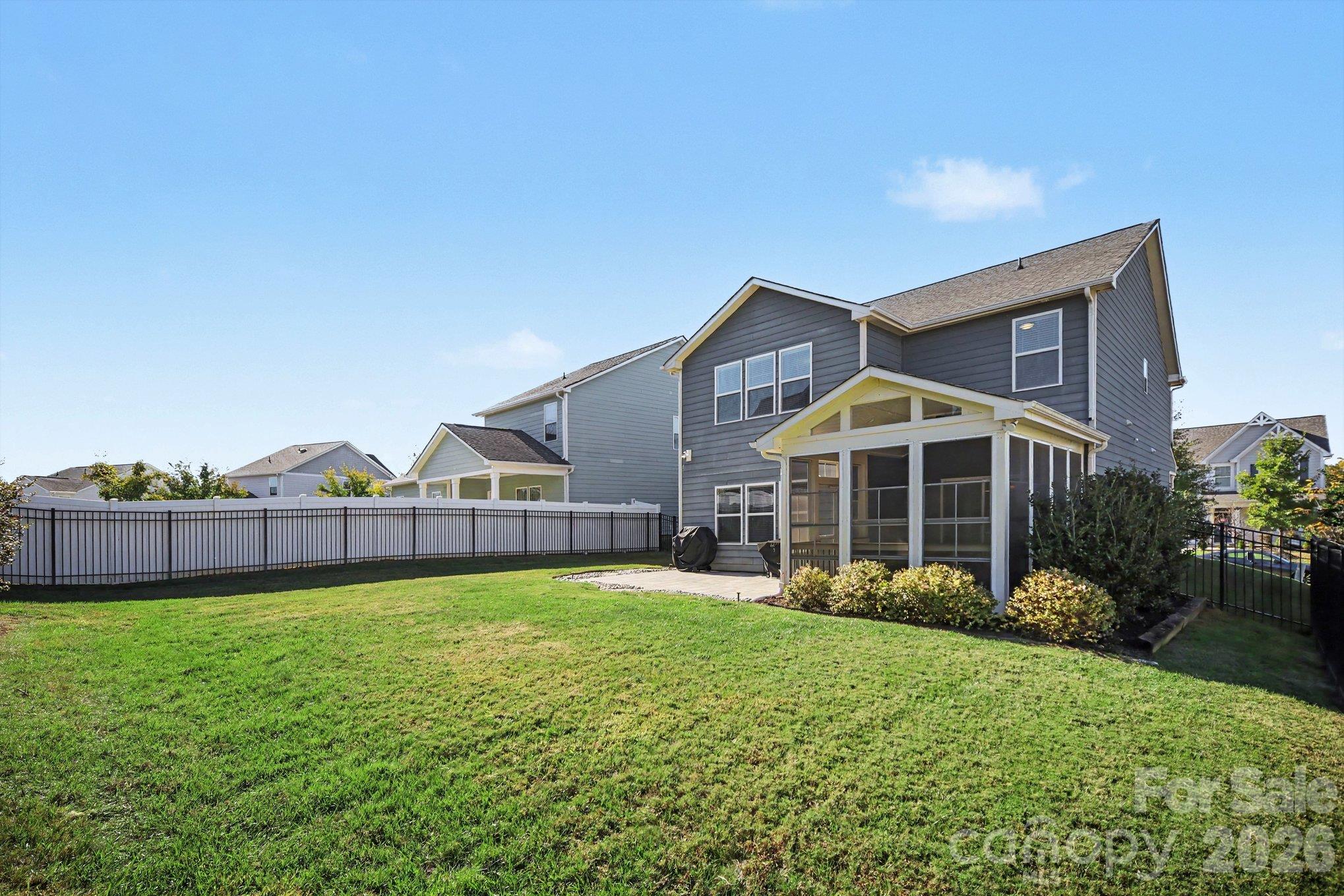 Backyard - 4410 Huntley Glen Drive, Pineville