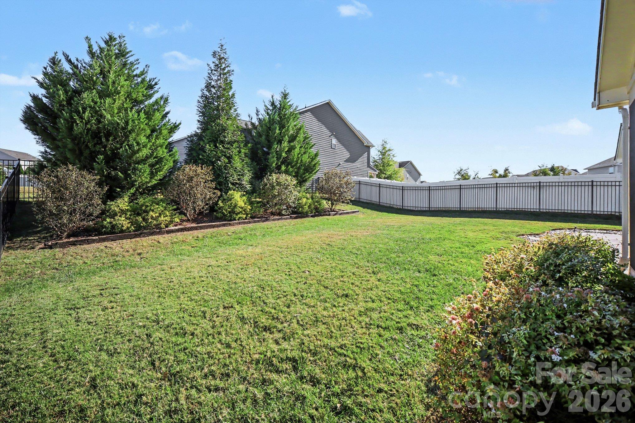Backyard - 4410 Huntley Glen Drive, Pineville