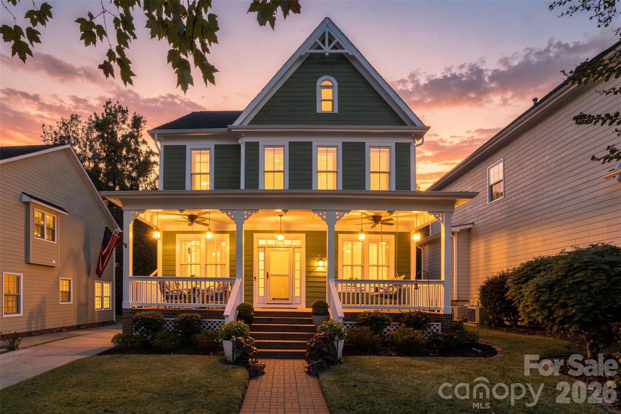 Twilight shot - 544 Glen Walk Drive, Fort Mill