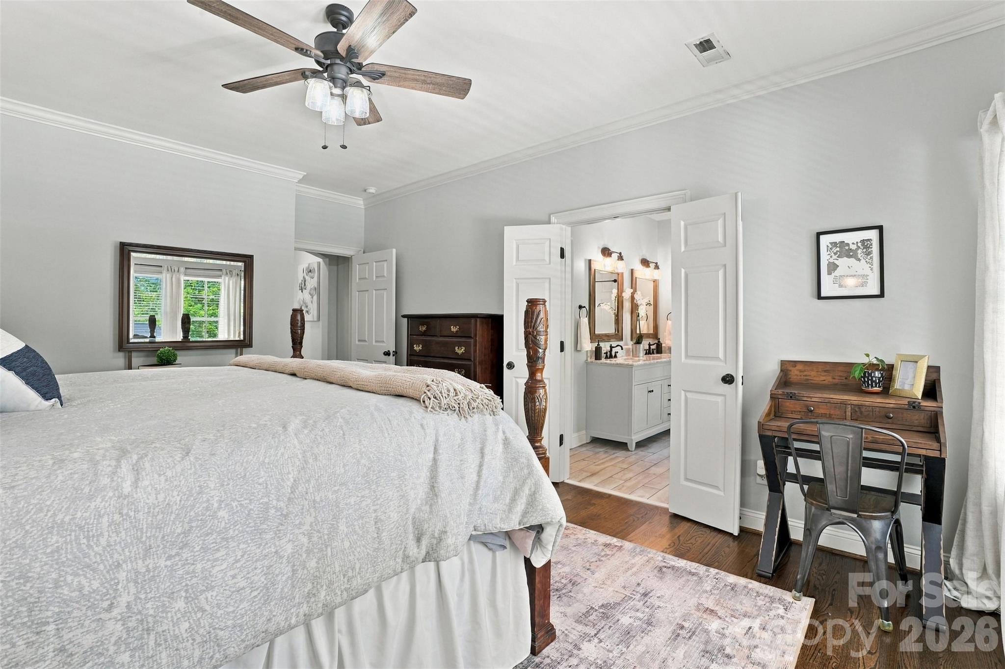 Primary Bedroom - 544 Glen Walk Drive, Fort Mill