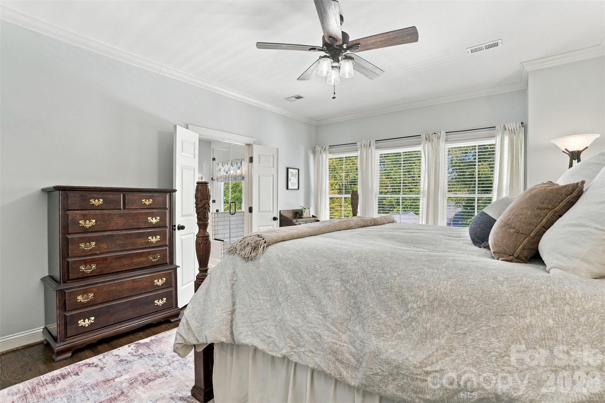 Primary Bedroom - 544 Glen Walk Drive, Fort Mill