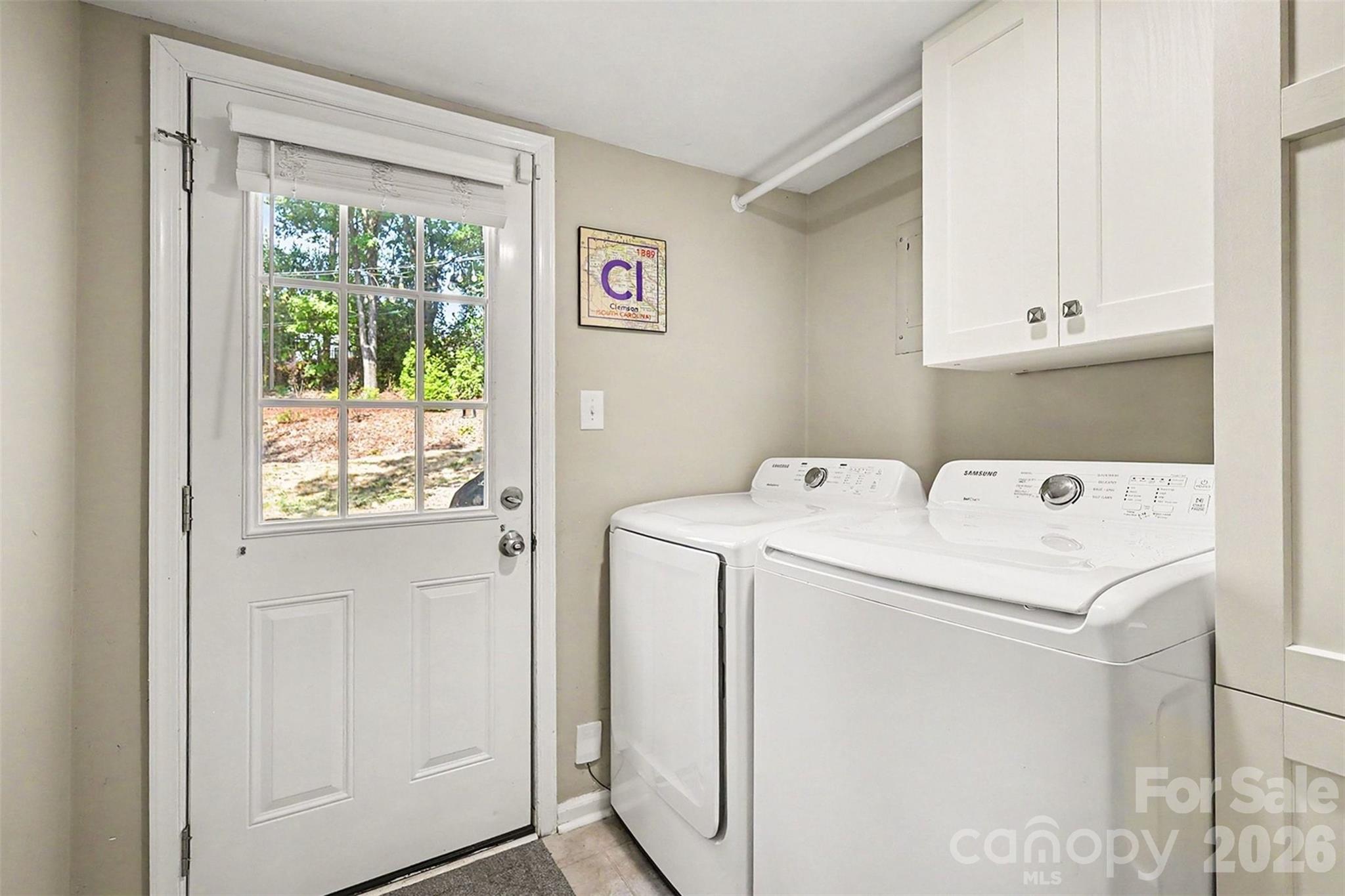 Laundry Room - Back Door - 5621 Alanhurst Place, Charlotte