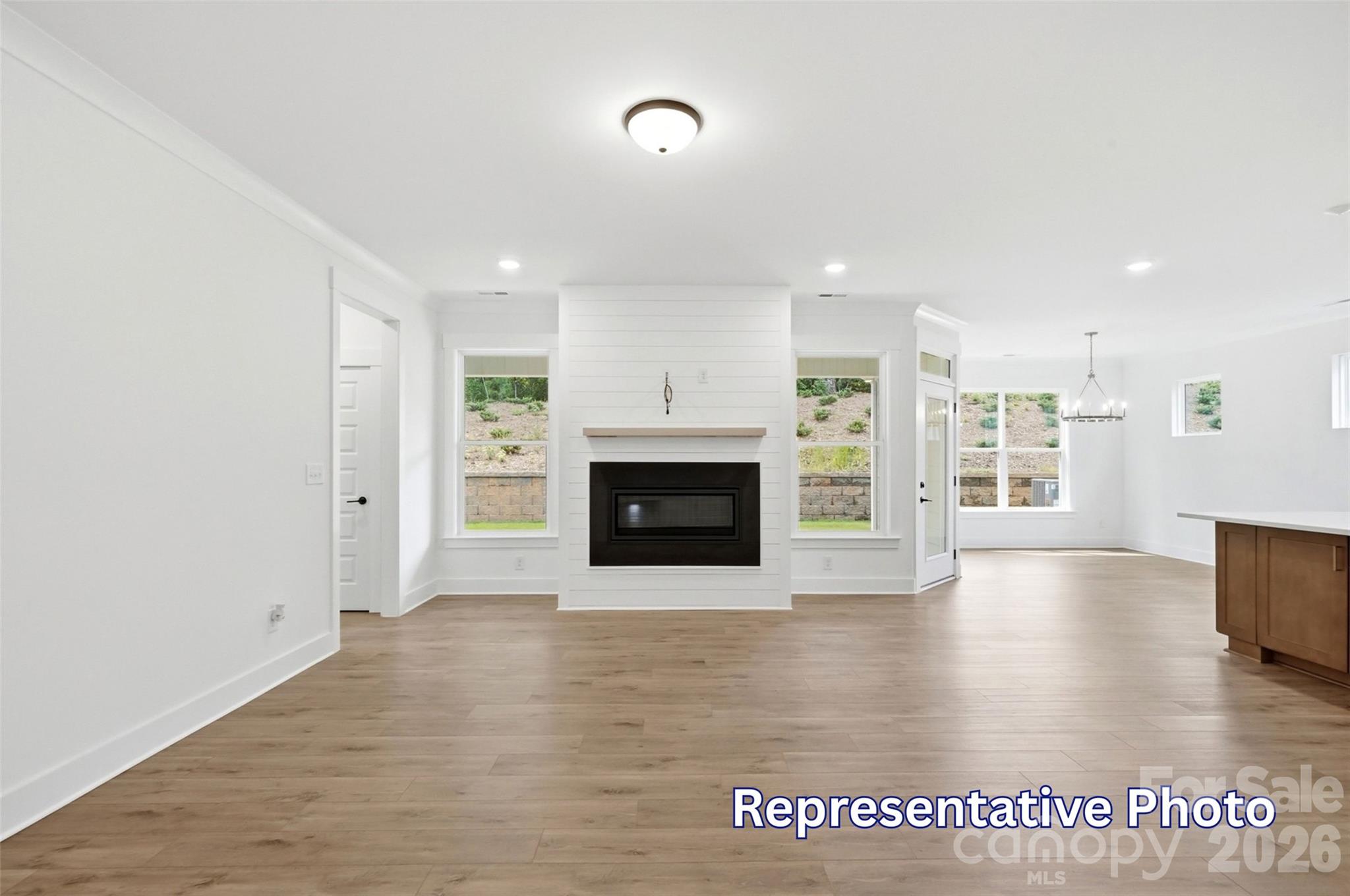 Family Room - 4500 Blue Mound Court, Stanley