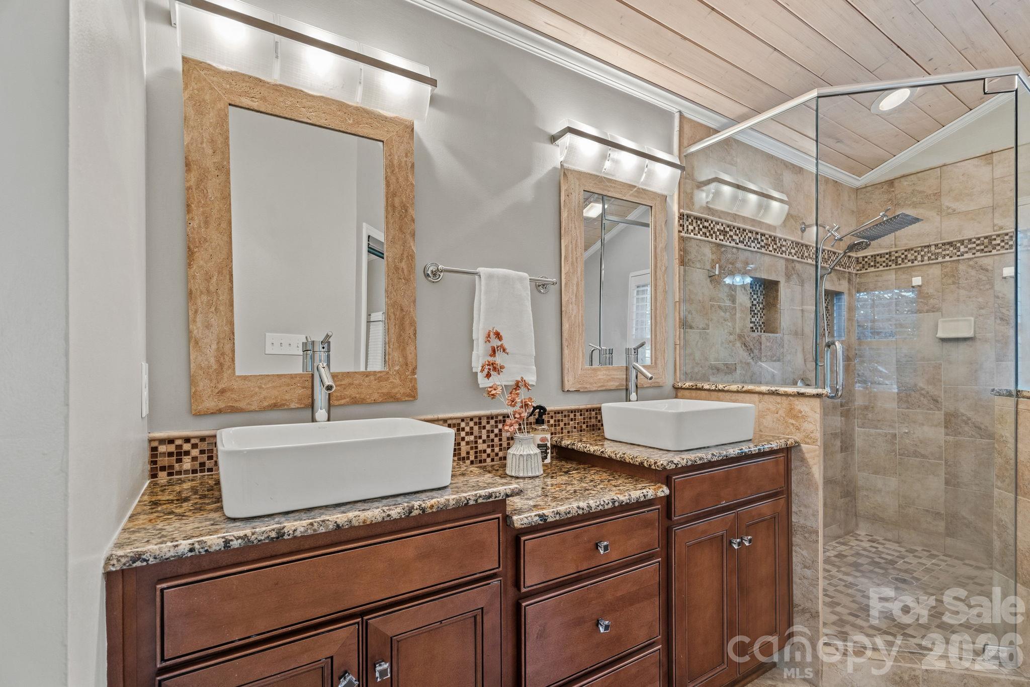 Primary Bathroom - 135 Southhaven Drive, Mooresville