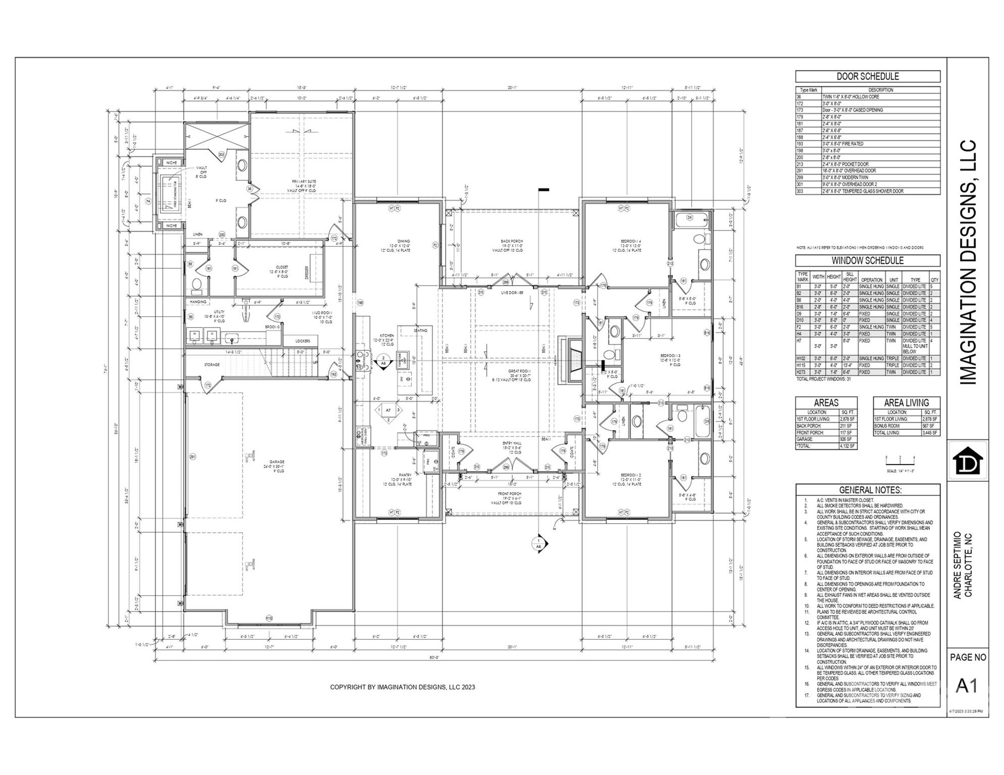 Single Family Residence at 1863 White Fawn Lane, Rock Hill, photo 2 of 23