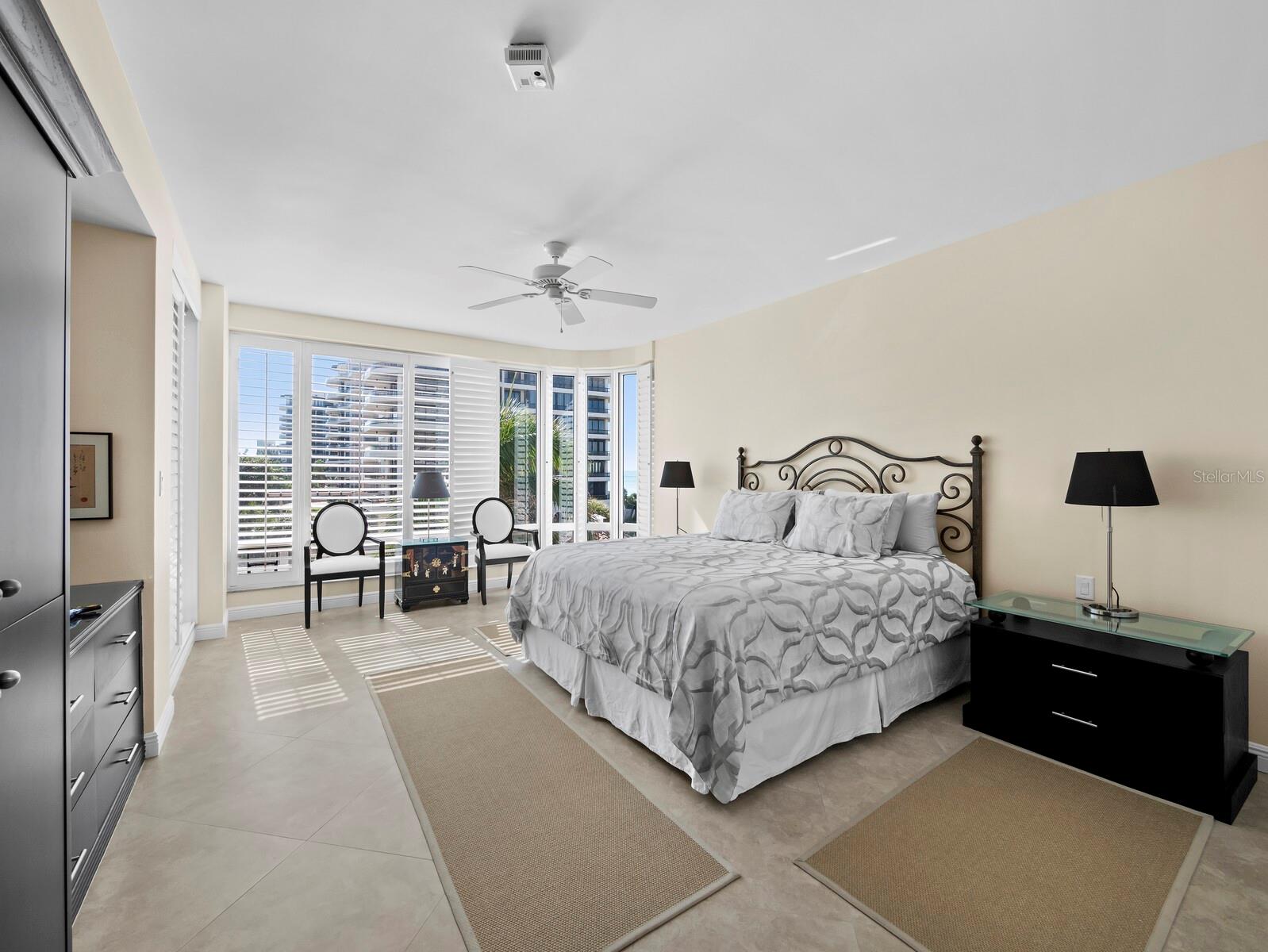 Spacious Primary suite with built-ins and 6 closets - 455 LONGBOAT CLUB RD #402, LONGBOAT KEY