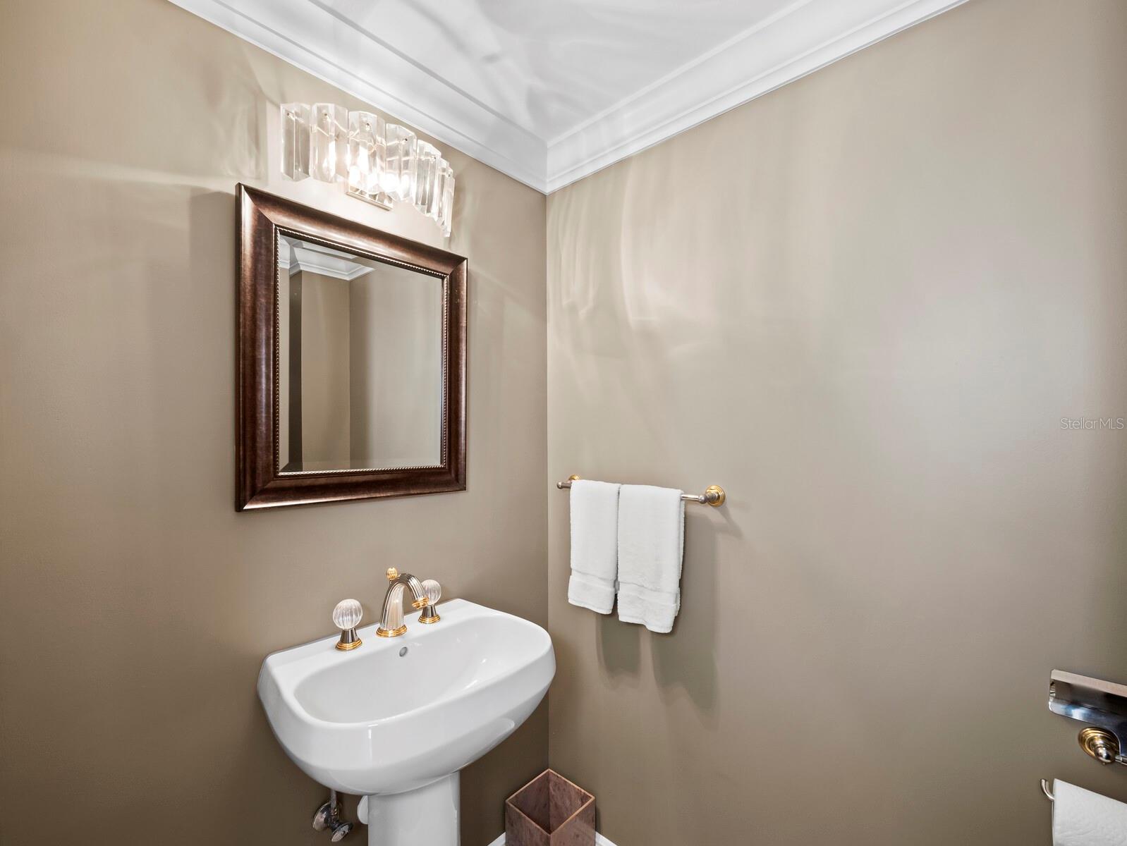 Powder Room in Foyer - 455 LONGBOAT CLUB RD #402, LONGBOAT KEY