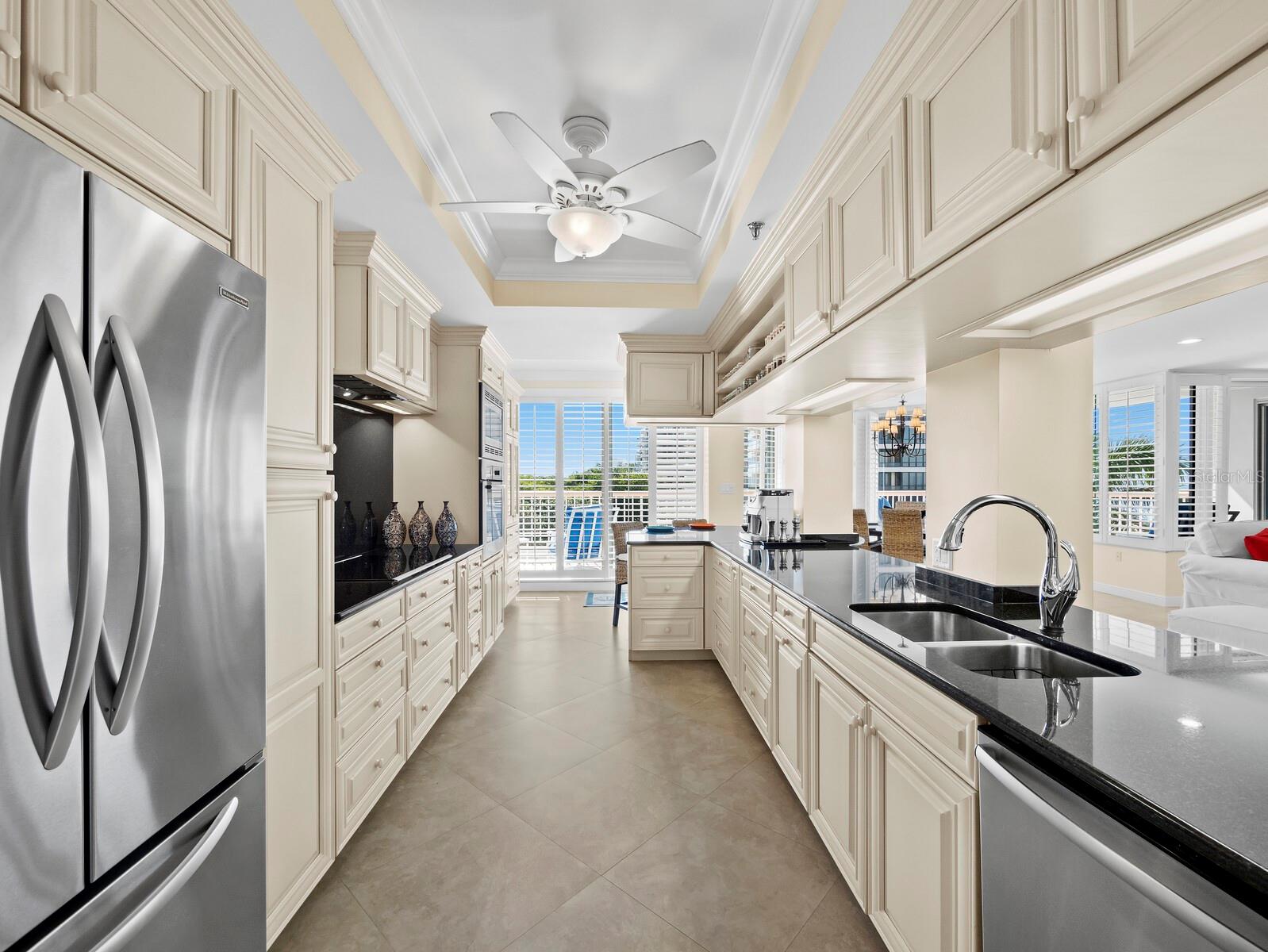 Renovated and well designed the kitchen is bright and functional - 455 LONGBOAT CLUB RD #402, LONGBOAT KEY