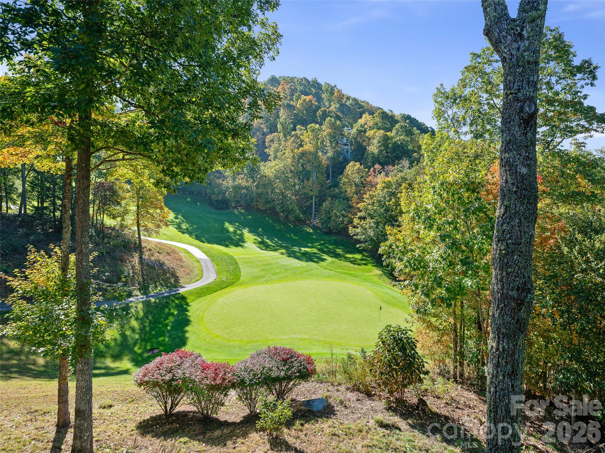 Sweeping autumn views from the upper deck, a true mountain showpiece - 151 Austin Mountain Drive, Burnsville