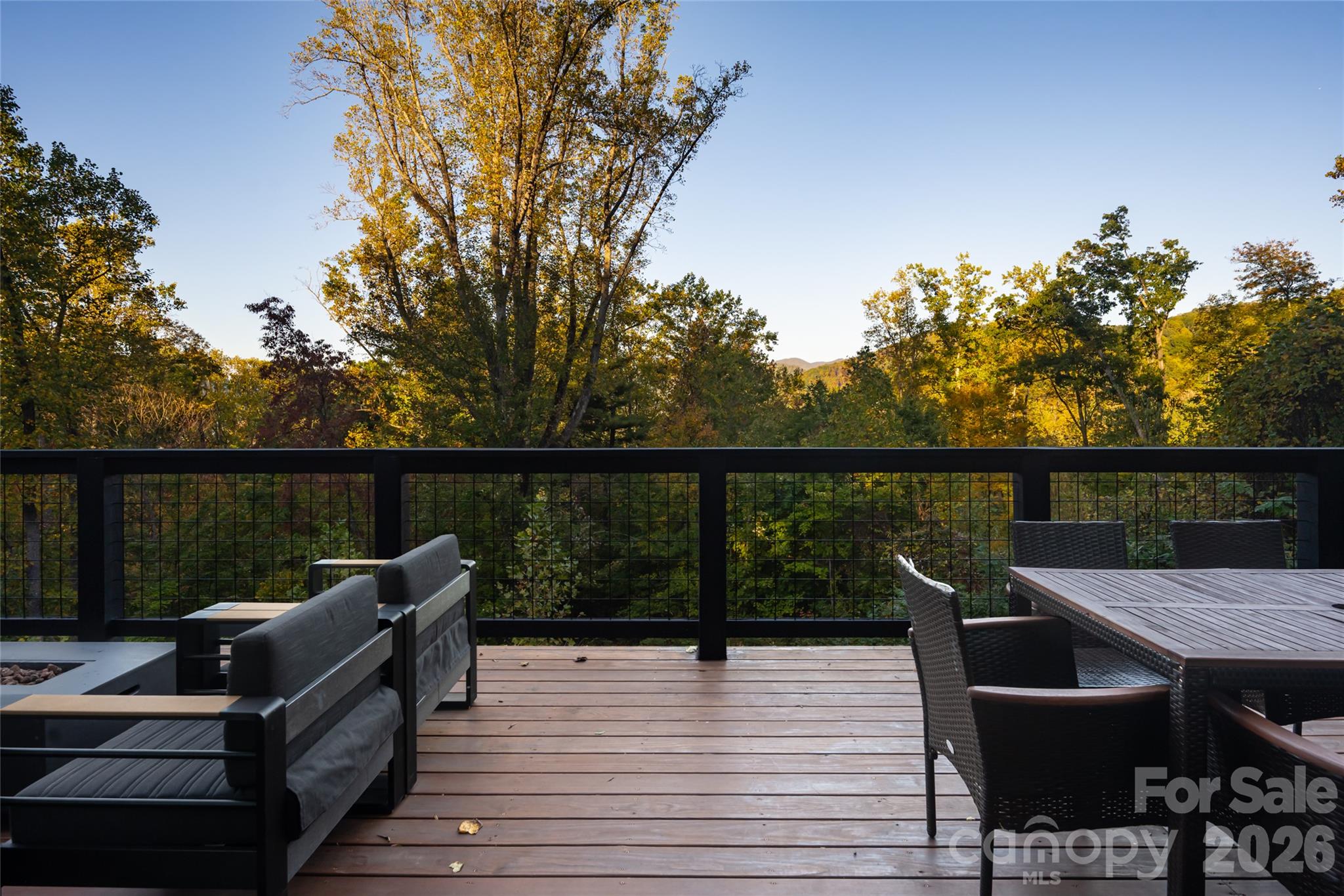 Expansive back deck - 125 Carolina Lily Lane, Asheville