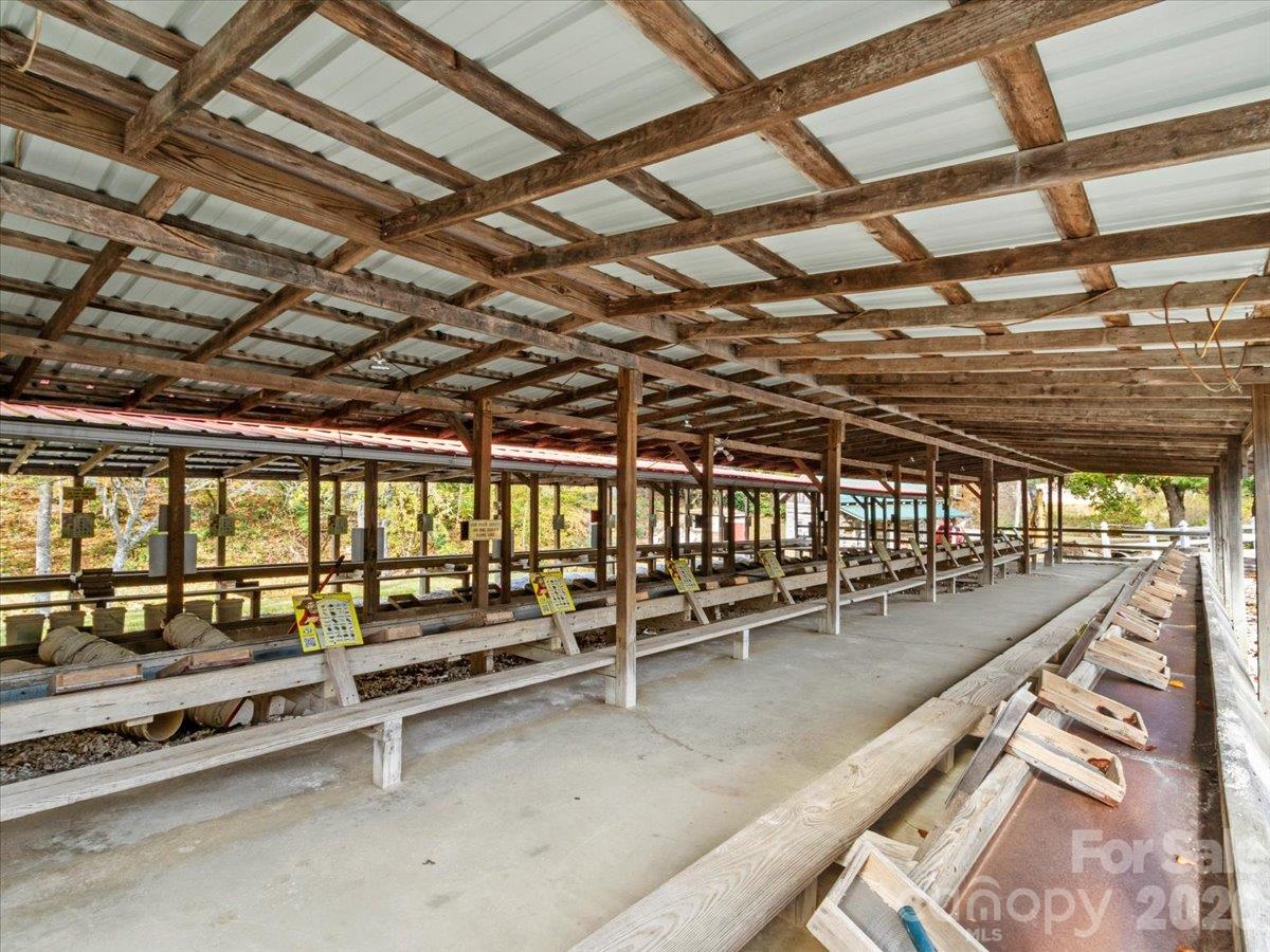 Outdoor mining troughs - 13780 S 226 Highway, Spruce Pine