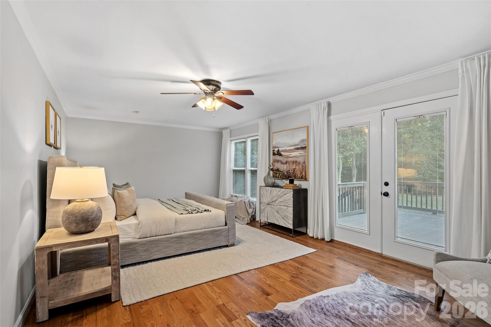 Primary bedroom on 1st floor - 8609 Laurelwood Lane, Waxhaw