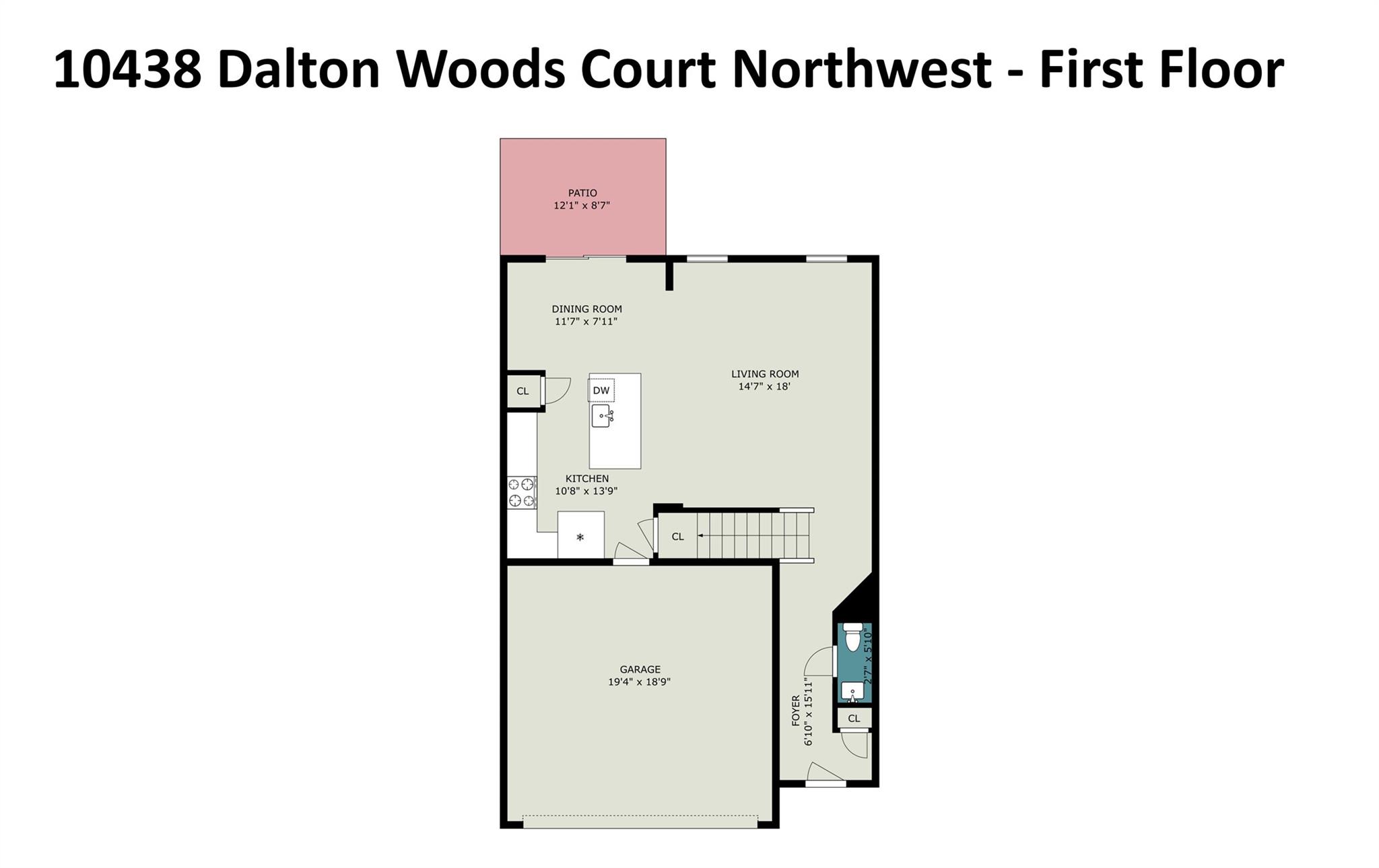 Townhouse at 10438 Dalton Woods Court NW, Huntersville, photo 6 of 44