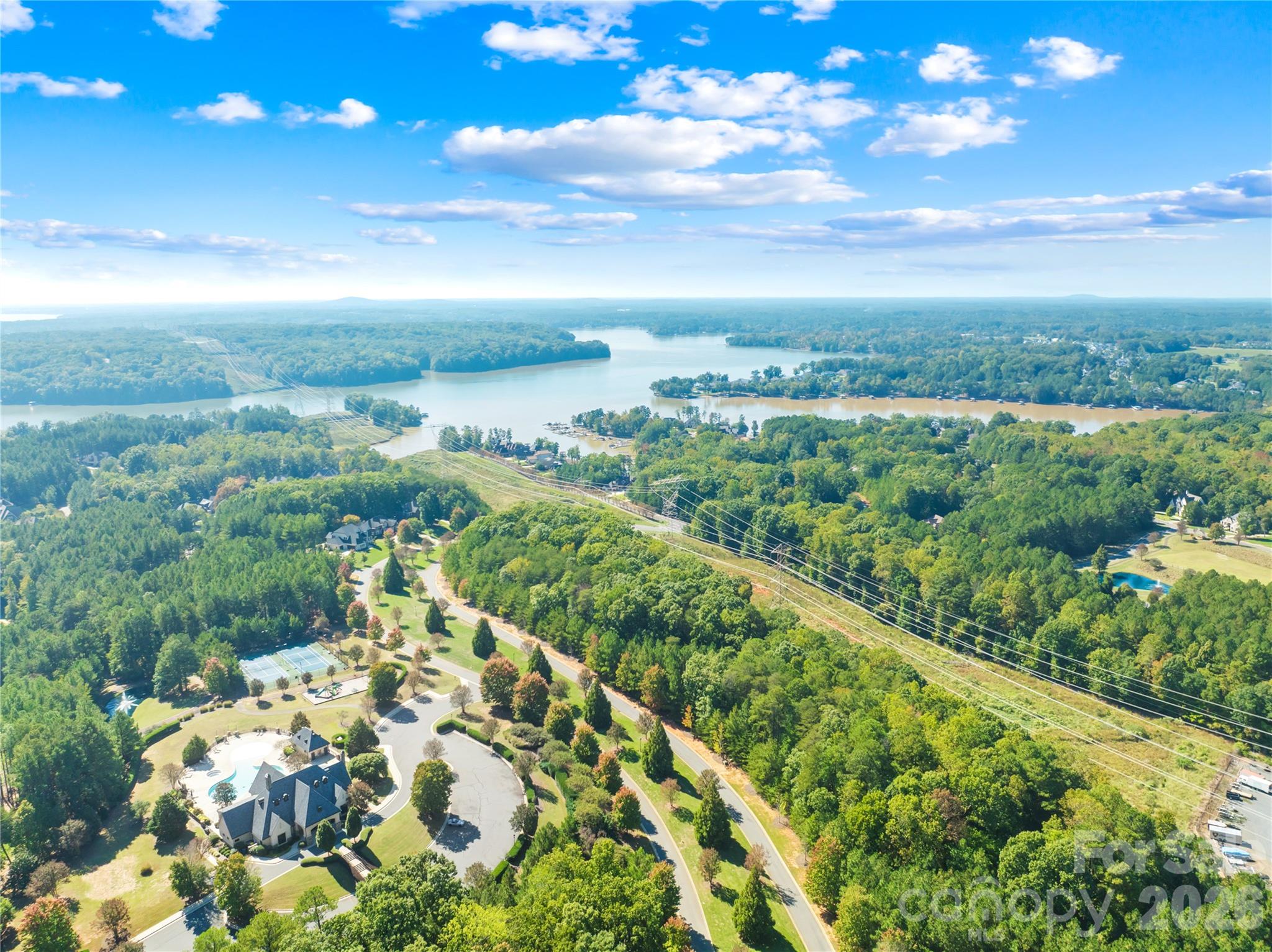 Aerial View - 1312 Reflection Pointe Boulevard, Belmont